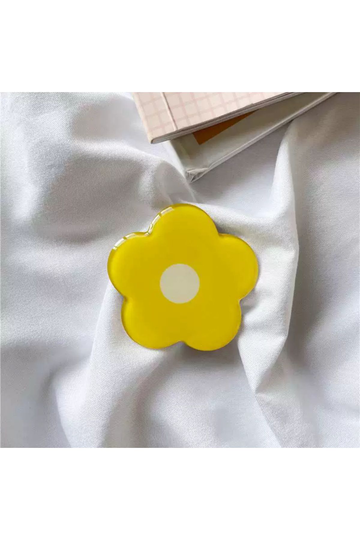 EDELFU Popsocket Yapışkanlı Çiçek Telefon Tutacağı Çiçek Şekilli Akrilik Epoksi Yüzey Parmak Tutucu