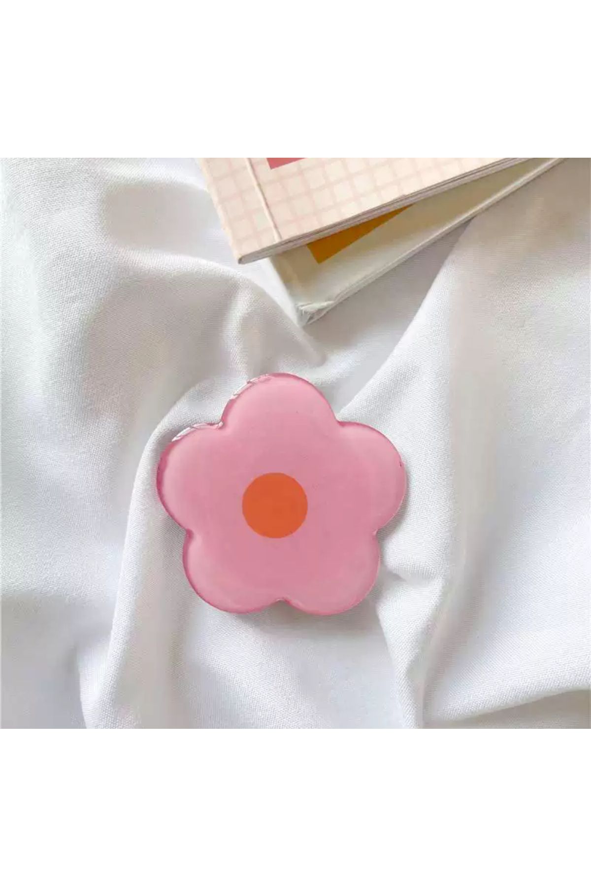 EDELFU Popsocket Yapışkanlı Çiçek Telefon Tutacağı Çiçek Şekilli Akrilik Epoksi Yüzey Parmak Tutucu