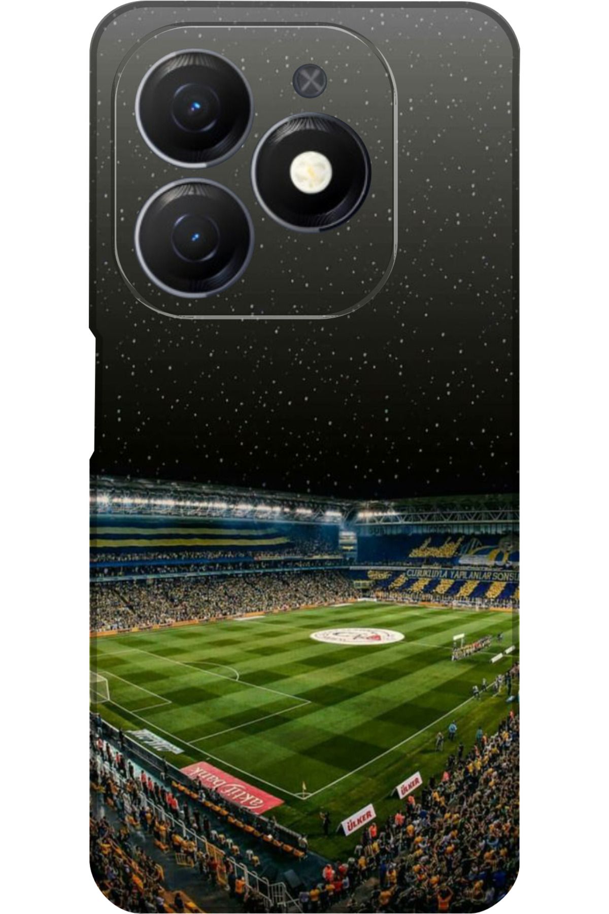 TECNO Spark 20 Pro (KJ6) Kamera Korumalı Futbol Takımı Desenli HD Baskılı Silikon Kılıf