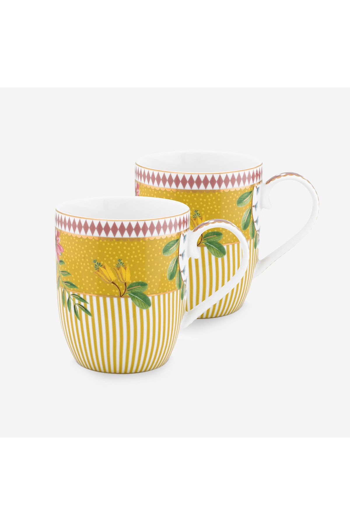 Pip Studio La Majorelle Sarı Porselen Kupa Seti 145 ml
