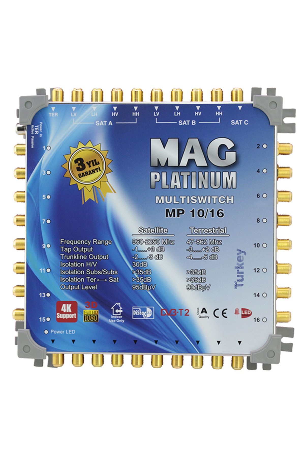 Rossa Wella 10*16 SONLU UYDU SANTRALİ MAG PLATINUM (4767) - ROS2899-4641
