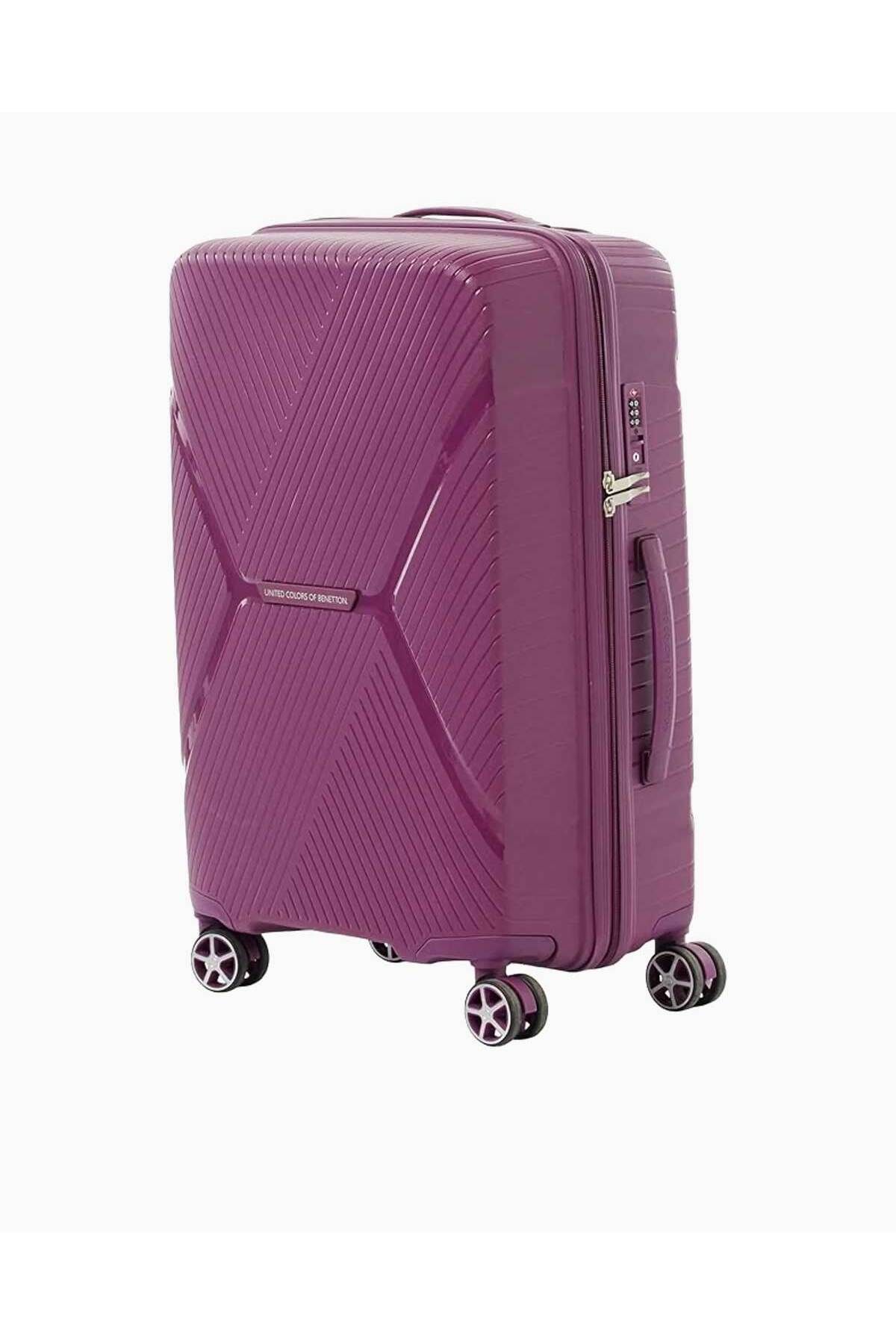 Benetton Trolley Sert Kabuklu Kabin Boy Valiz