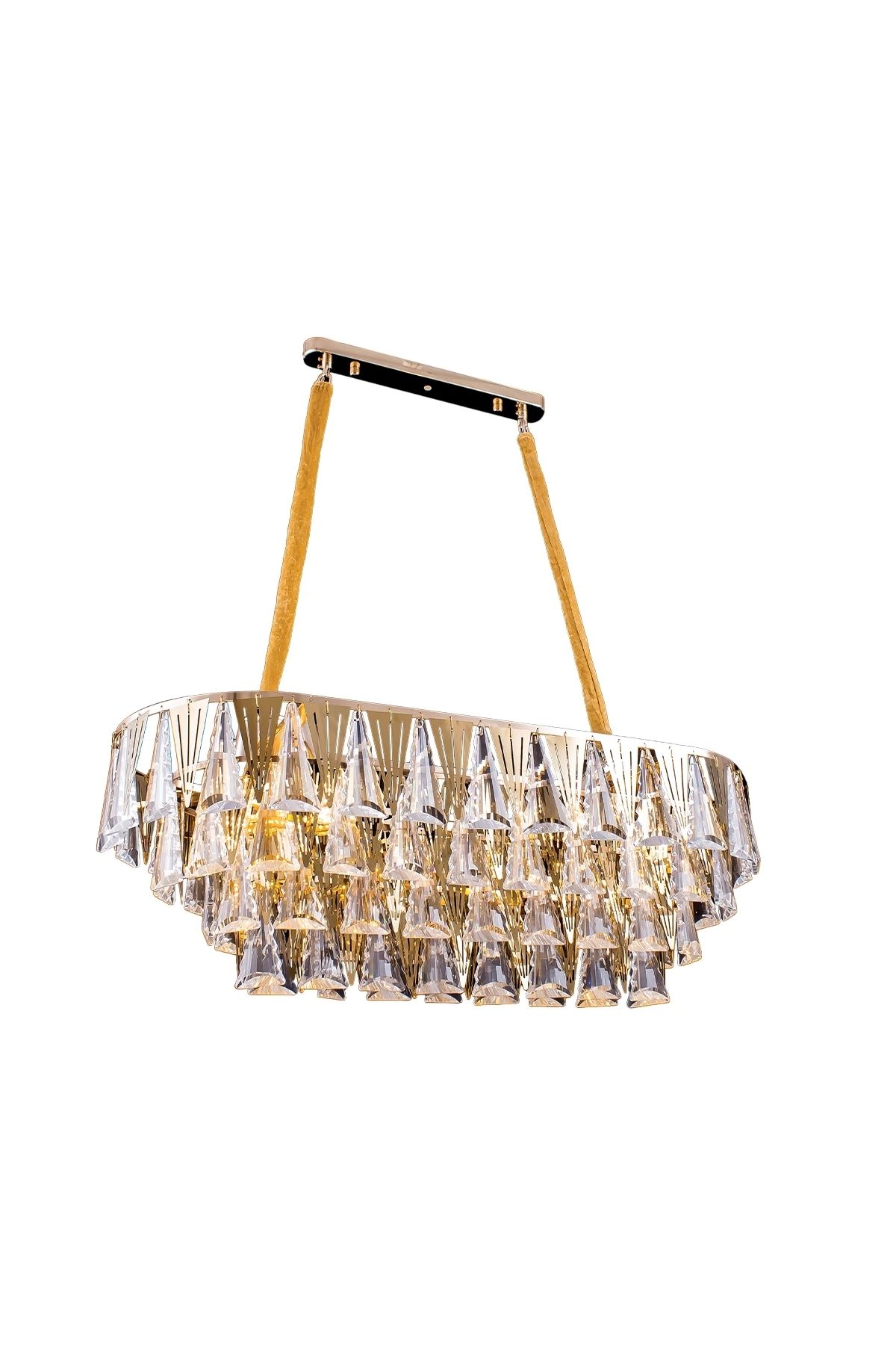 Sedef Avize EGE SEDEF R-4402/800*350 GD KRİSTAL AVİZE