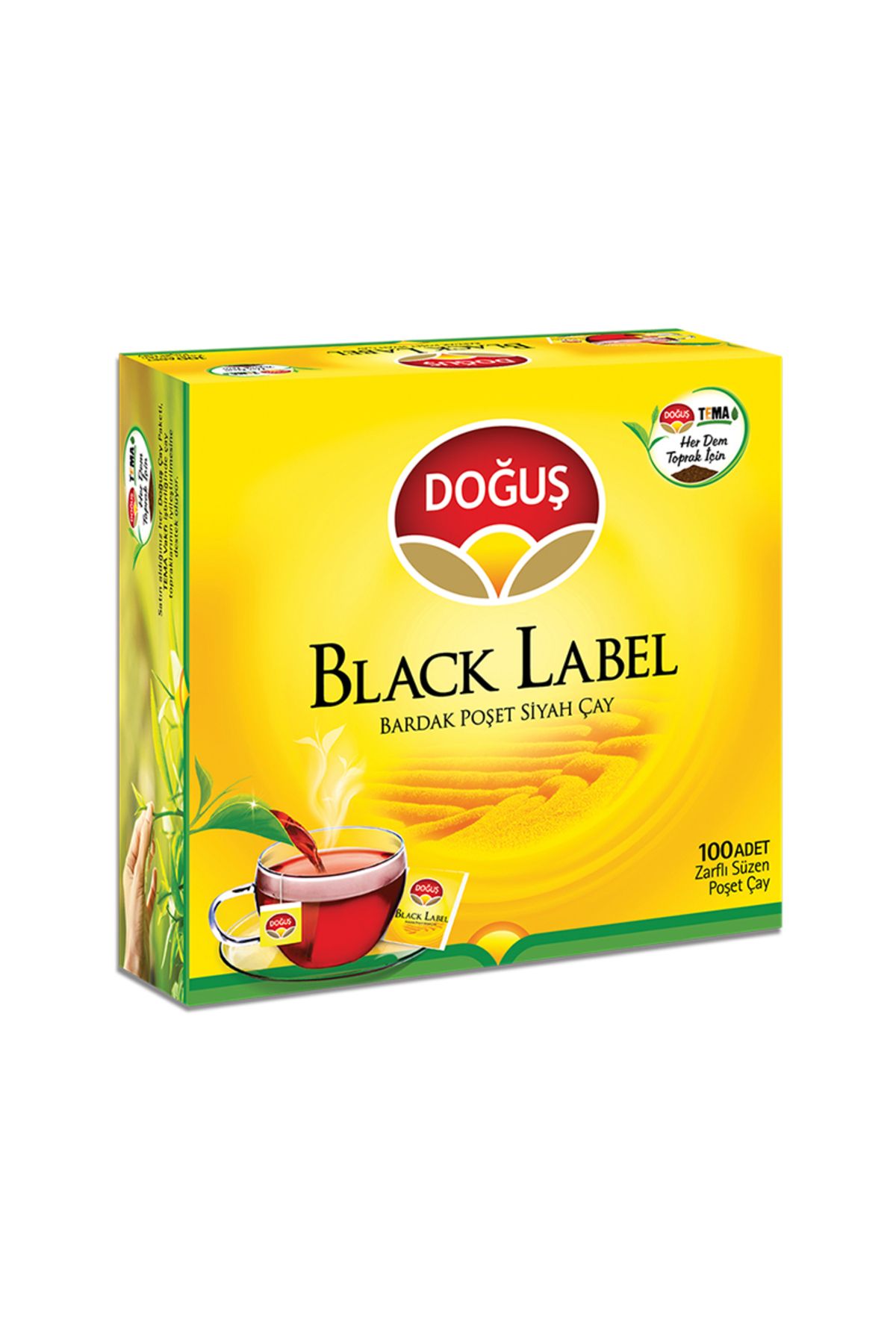 Doğuş Black Label 100'lü Bardak Poşet