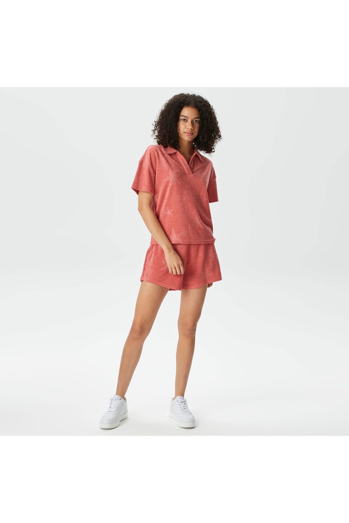 Nautica Kadın Kiremit Relaxed Fit Şort