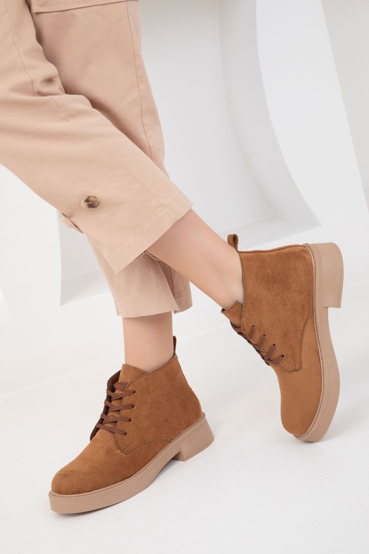 SOHO Taba Süet Kadın Bot & Bootie 18349