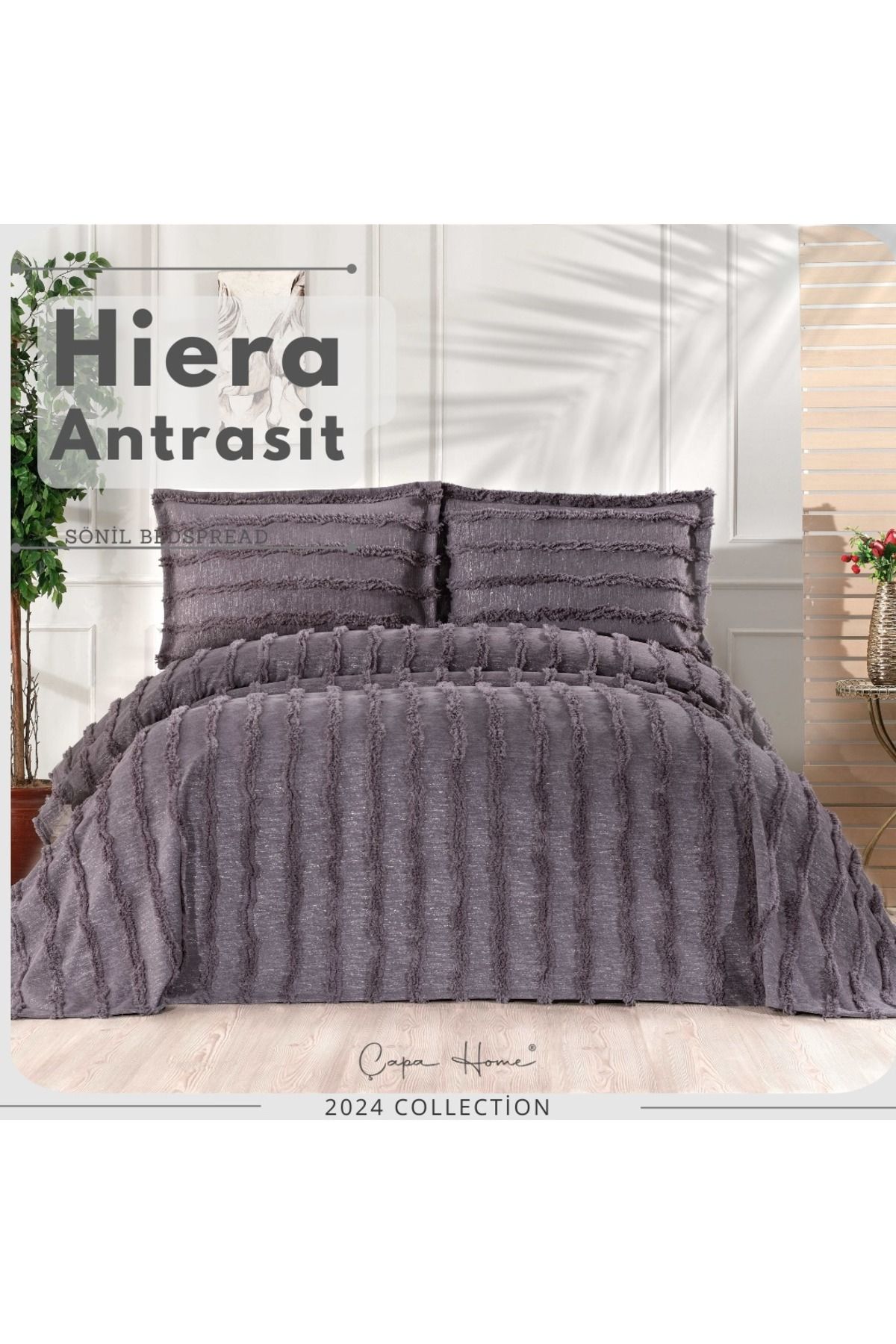 Çapa Home Hiera Çift Kişilik Yatak Örtüsü