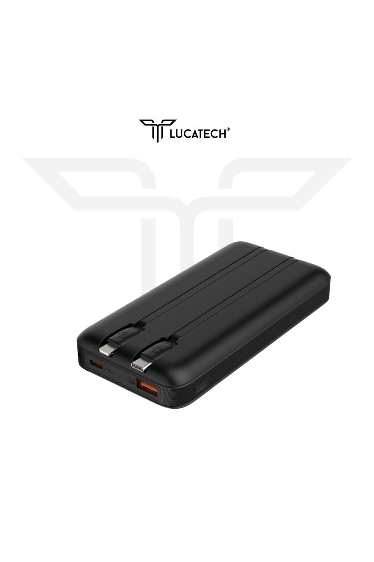Lucatech Samsung Galaxy S24 / S24 FE / S24 Plus / S24 Ultra uyumlu Powerbank 45W 13.000 mAh TURBO SARJ