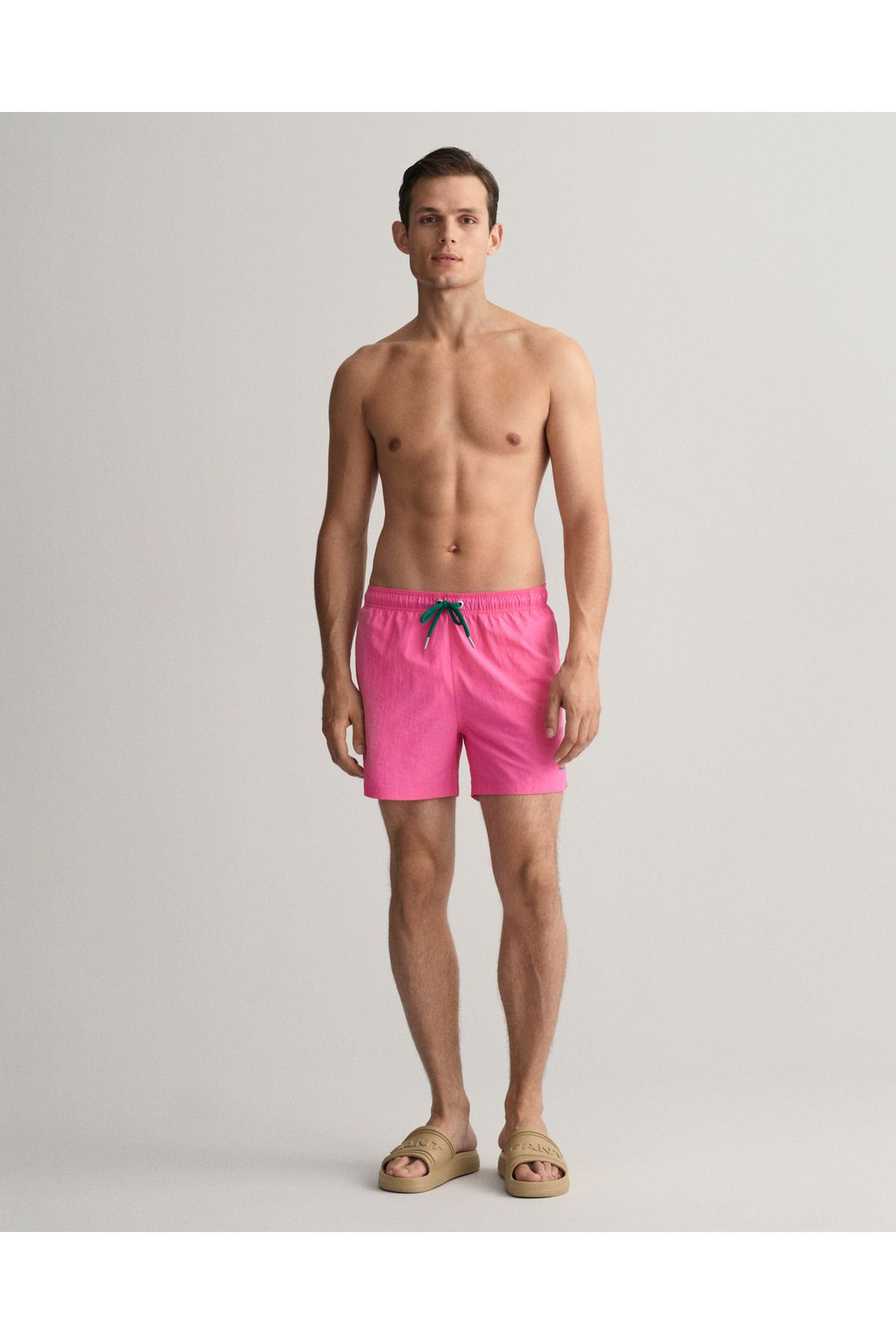 Gant Erkek Pembe Classic Fit Mayo Şort