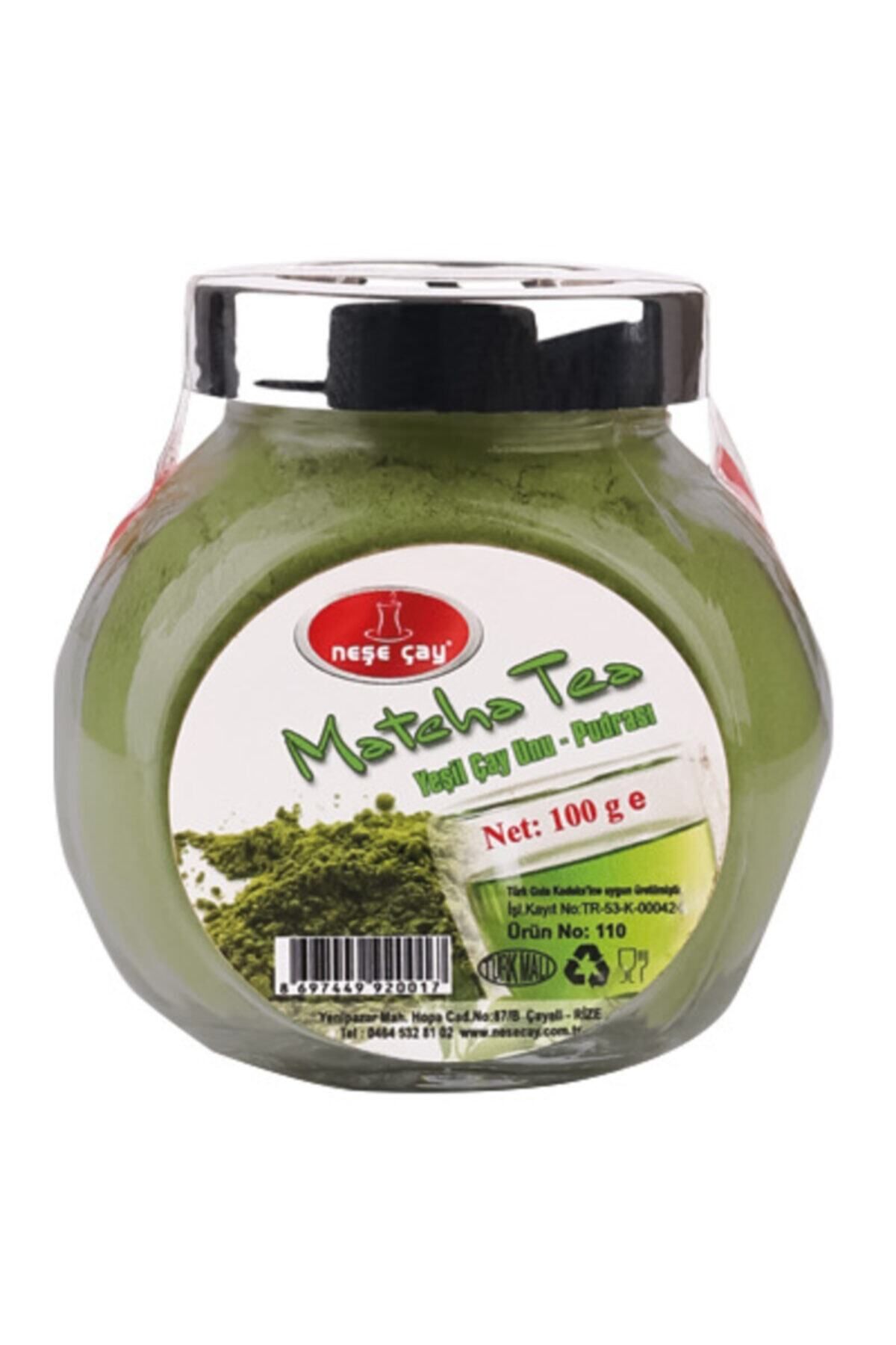 Neşe Çay Çay Matcha Çayı 100 gr Cam Kavanoz
