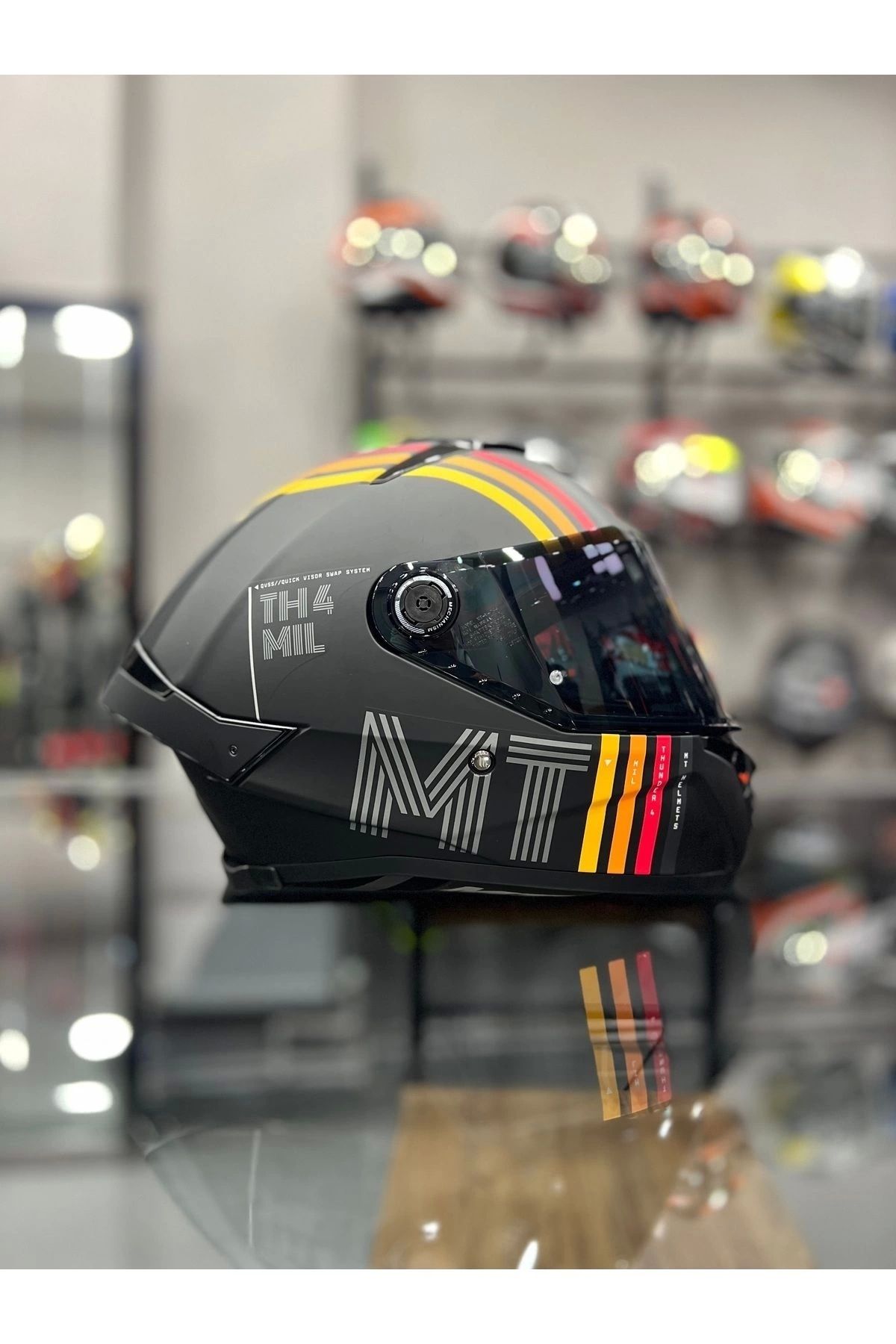 MT Helmets Thunder 4 Sv Vizör Siyah