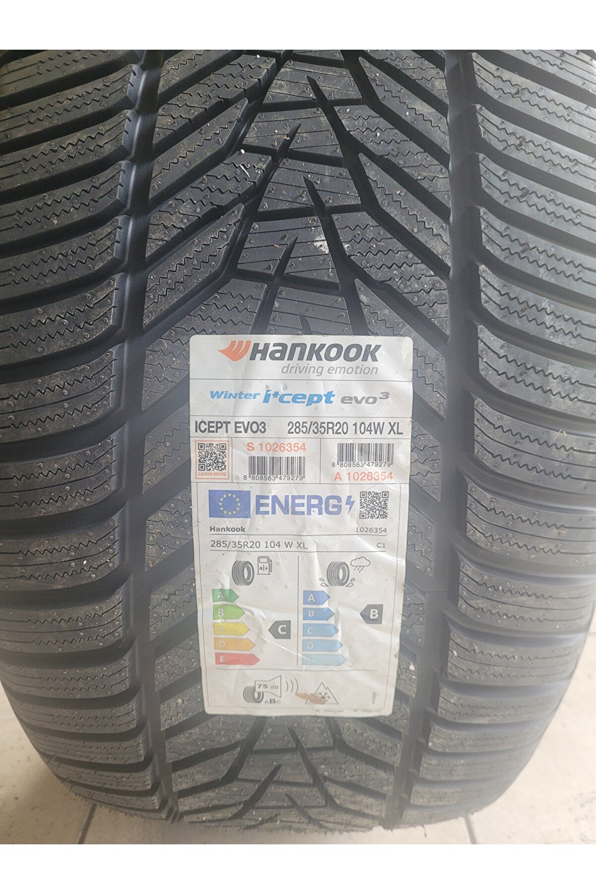 285/35R20 Winter I-cept Evo3 W330 104W XL ÇİFT OLARAK (2 Adet ) 2023 Üretim