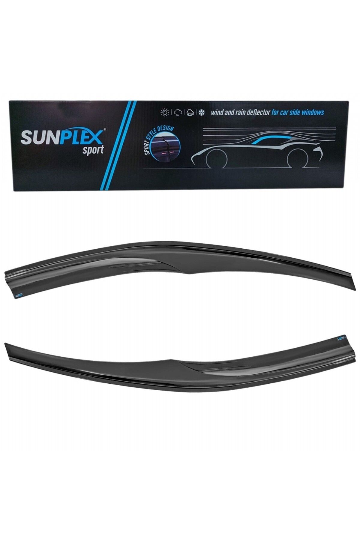 SUNPLEX SP-S-144 Fiat Scudo 2021+ /Expert/Jumpy/Zafira/Custom/Rifter Cam Rüzgarlığı 2 li