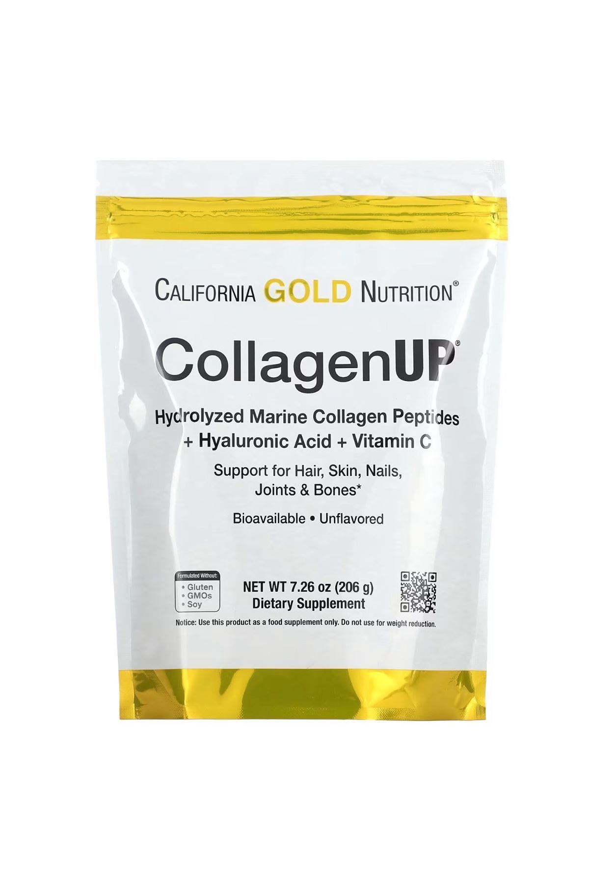 California Gold Nutrition Collagenup Unflavored 7,26 Oz 206 gr