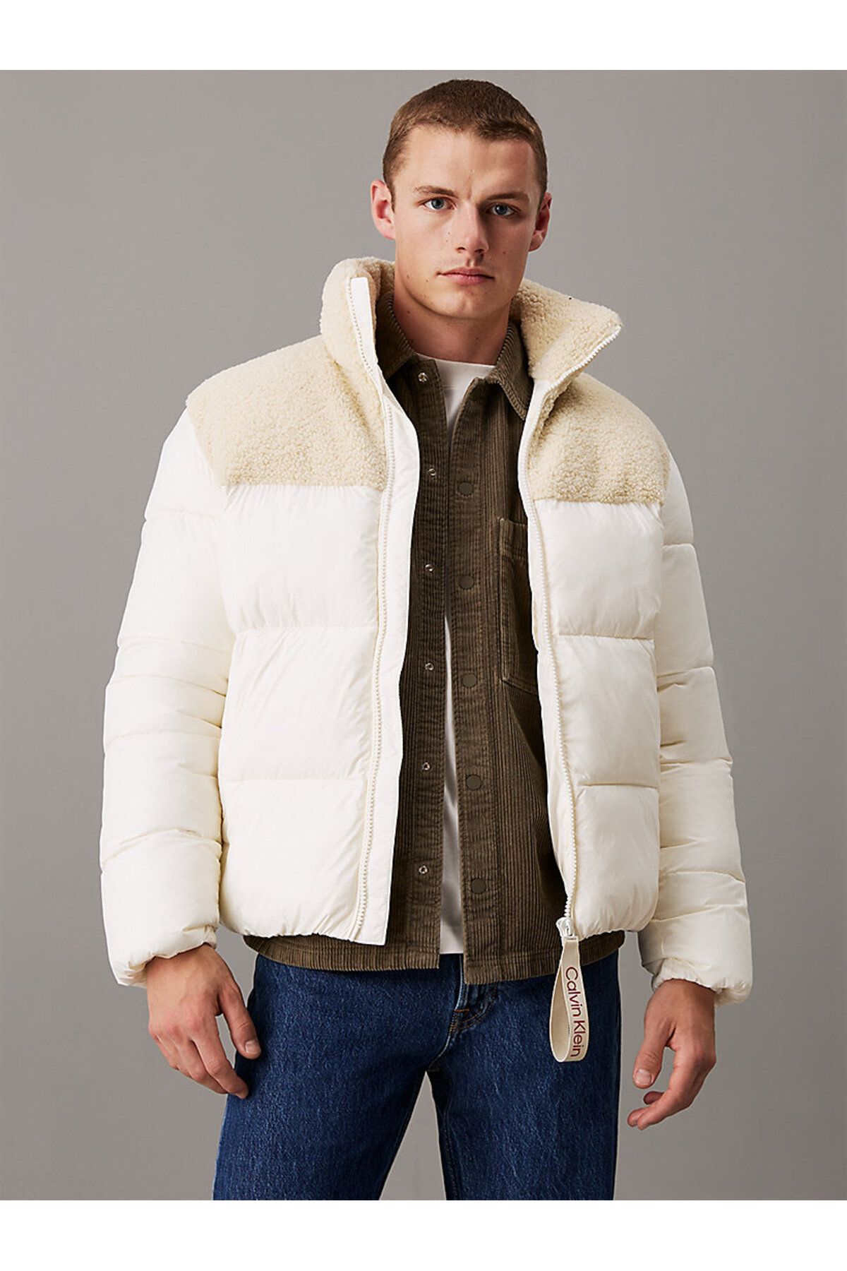 Calvin Klein Sherpa Puffer Jacket