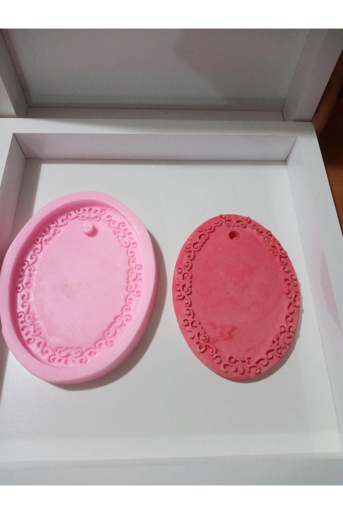 ipekhobi Nakışlı Delikli Çerçeve Kokulu Taş Kalıbı 12-15 Cm
