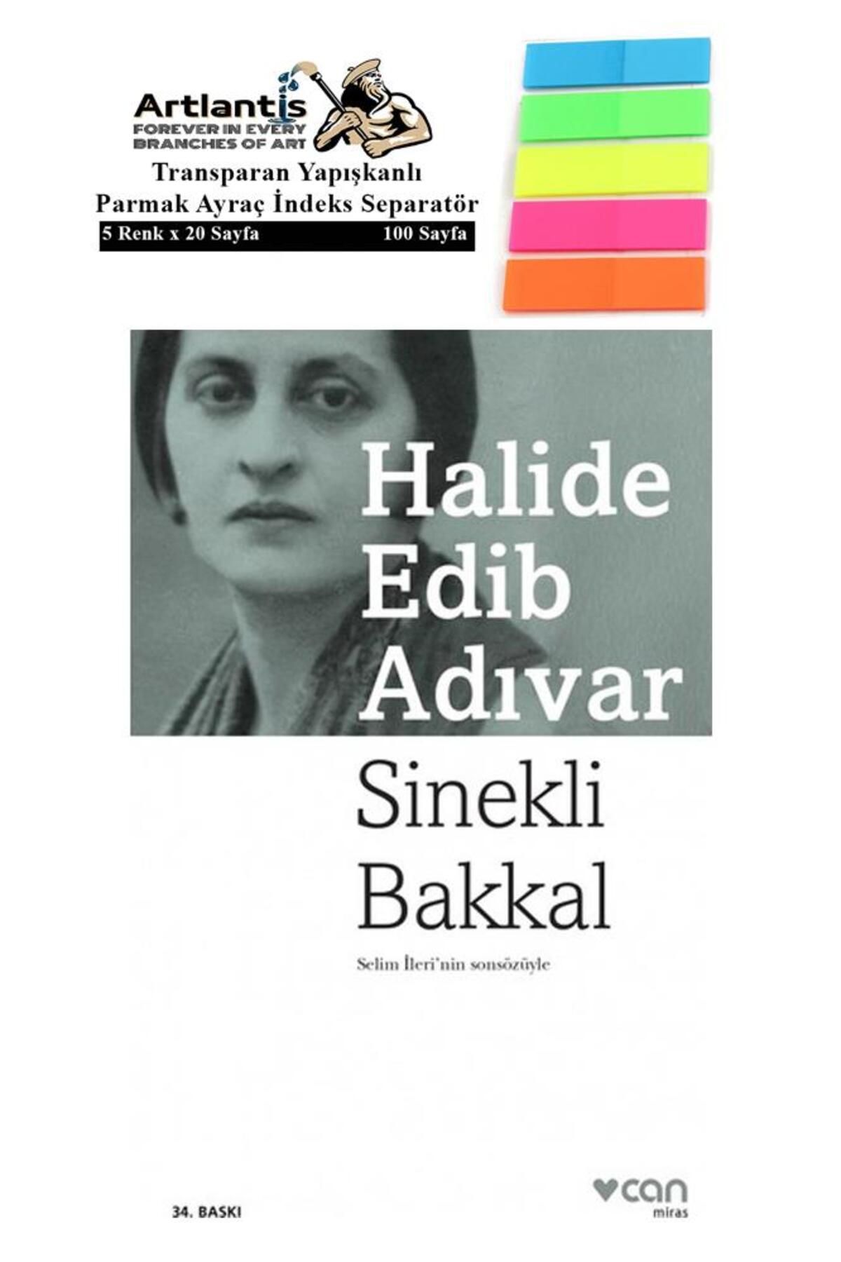 Artlantis Sinekli Bakkal Halide Edip Adıvar 475 Sayfa Karton Kapak 1 Adet Fosforlu Transparan Kitap Ayraç 1 Pa