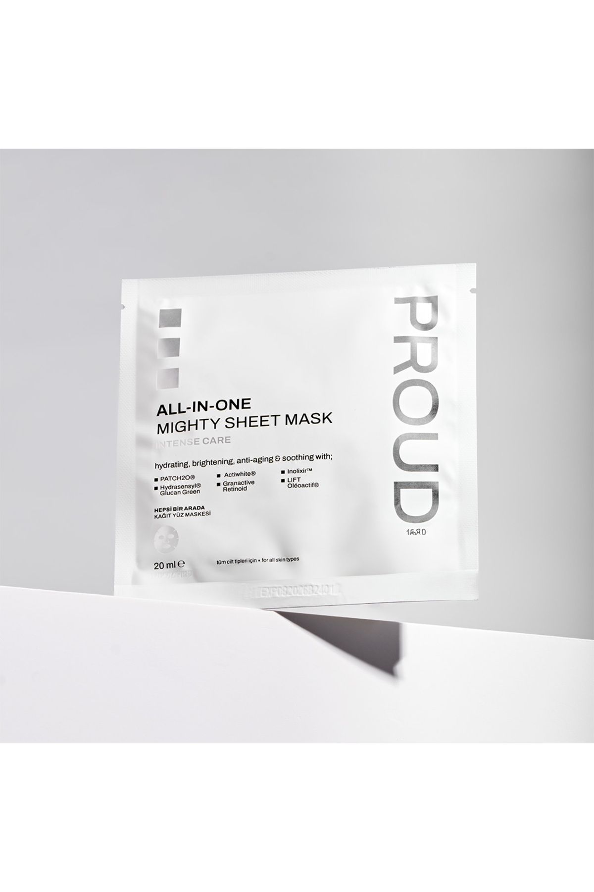Proud Products - Nemlendirici, Onarıcı , Yaşlanma Karşıtı Kağıt Maske