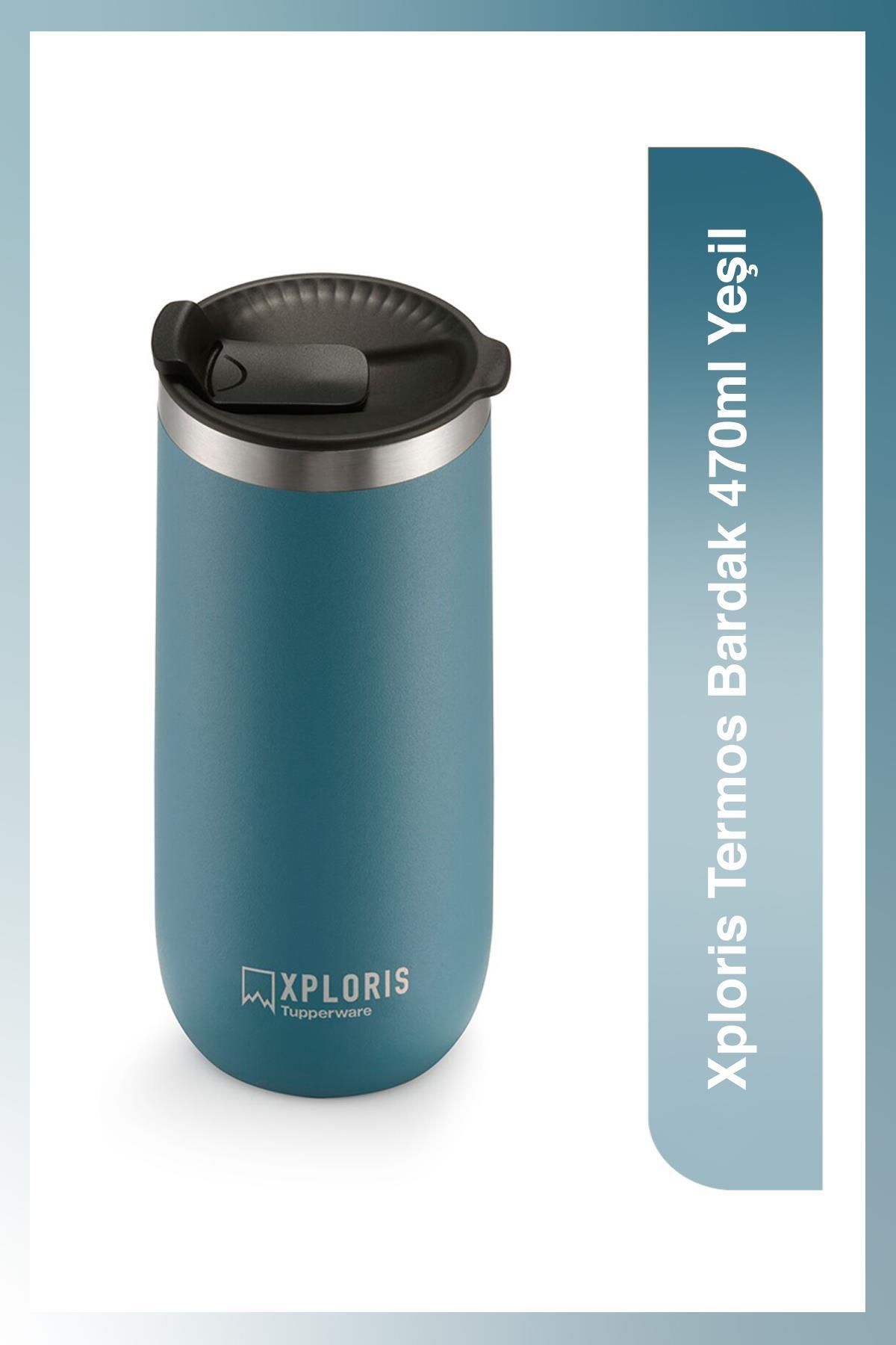Tupperware Xploris Termos Bardak 470ml Yeşil