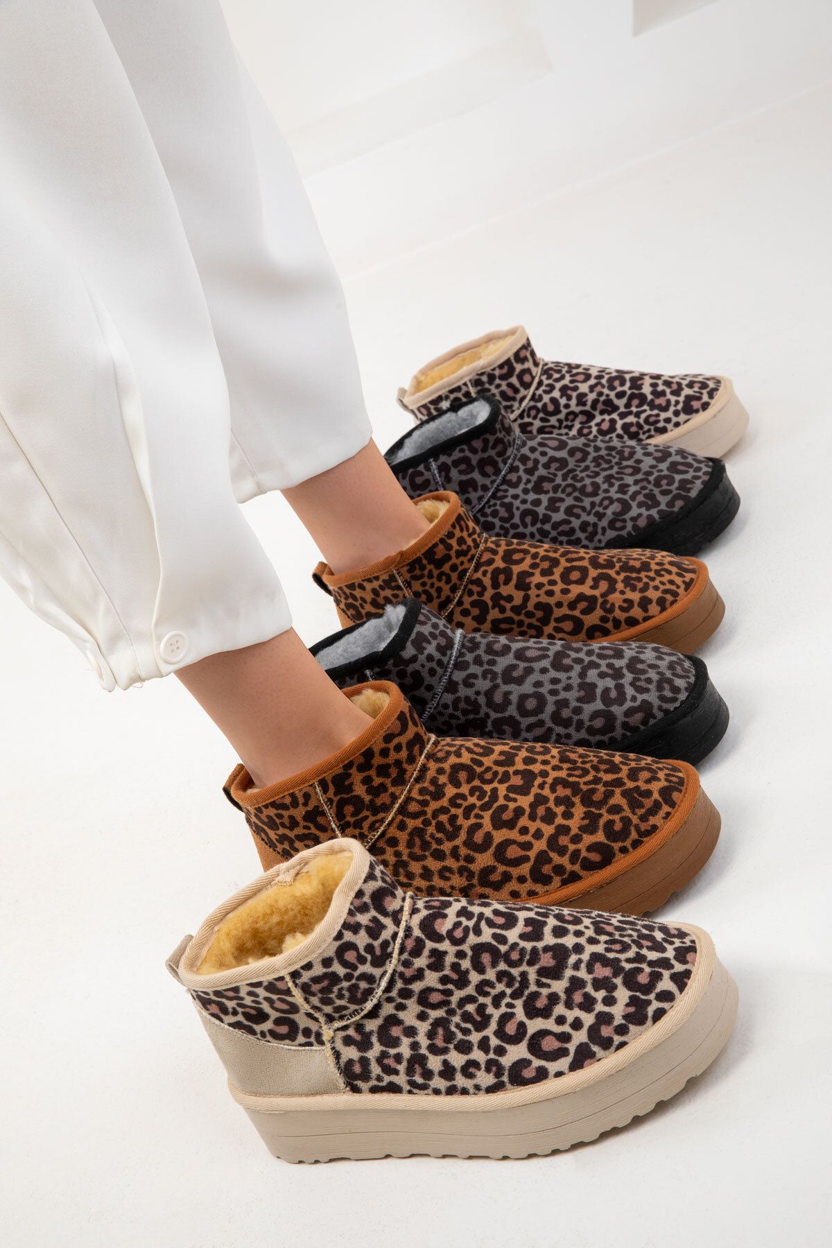 SOHO Taba Leopar Kadın Bot & Bootie 20026
