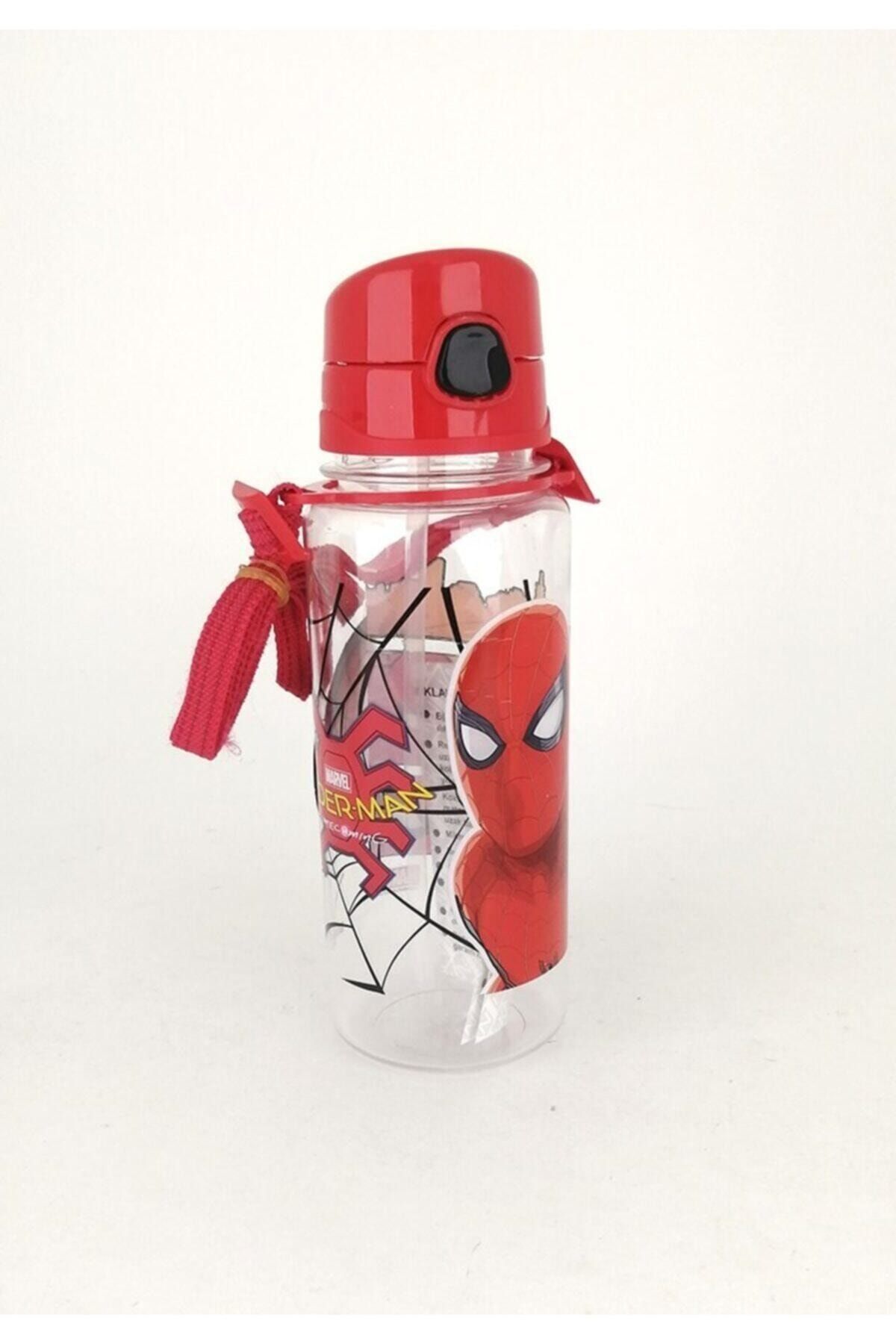 Hakan Çanta Erkek Çocuk Kırmızı Spider-man Baskılı Matara 500 ml