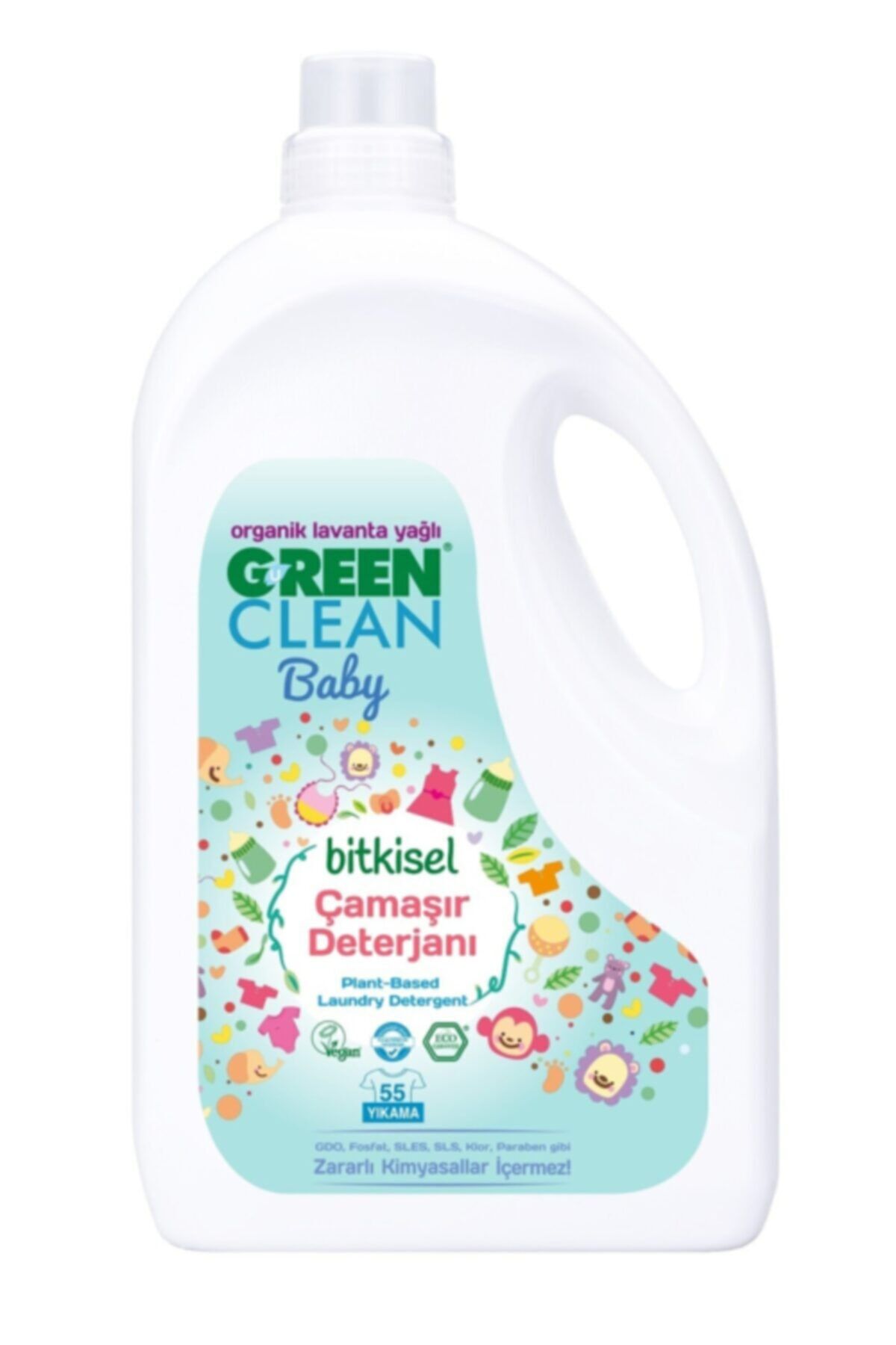 Green Clean Organik Lavanta Yağlı Baby Bitkisel Çamaşır Deterjanı 2750 ml