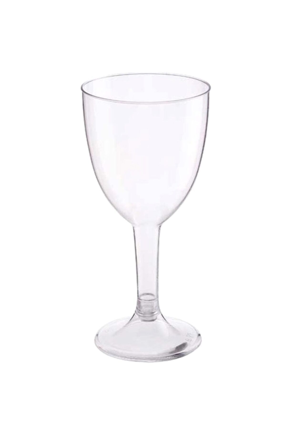 Kristal Plastik Şarap Kadehi (10adetsiyah Renk