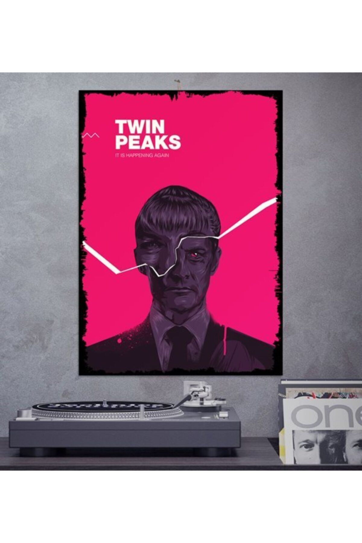 Tontilika Twin Peaks 2017 Film Tasarım 21x30cm Hediyelik Dekoratif 8mm Ahşap Tablo