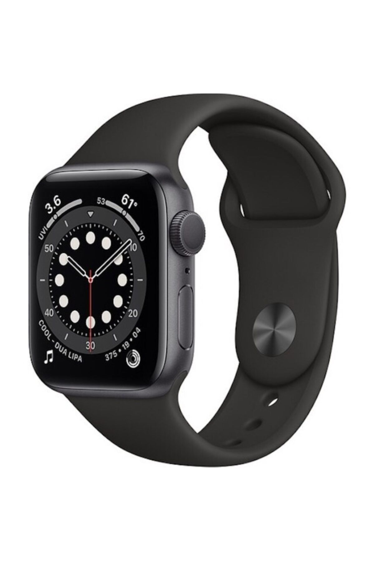 Apple Watch Series 6 40mm GPS Uzay Grisi Alüminyum Kasa ve Siyah Spor Kordon (Apple Türkiye Garantili)