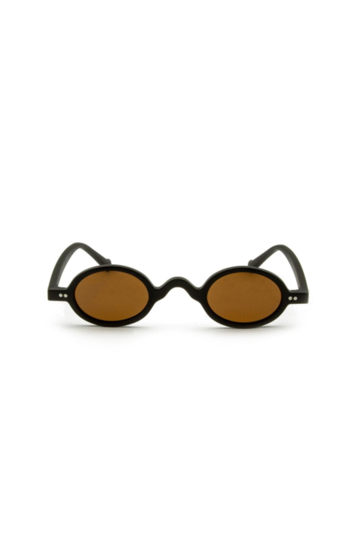 Zolo Eyewear Mini Round 1315 C1 Retro Mat Siyah Kahve Güneş Gözlüğü 168039