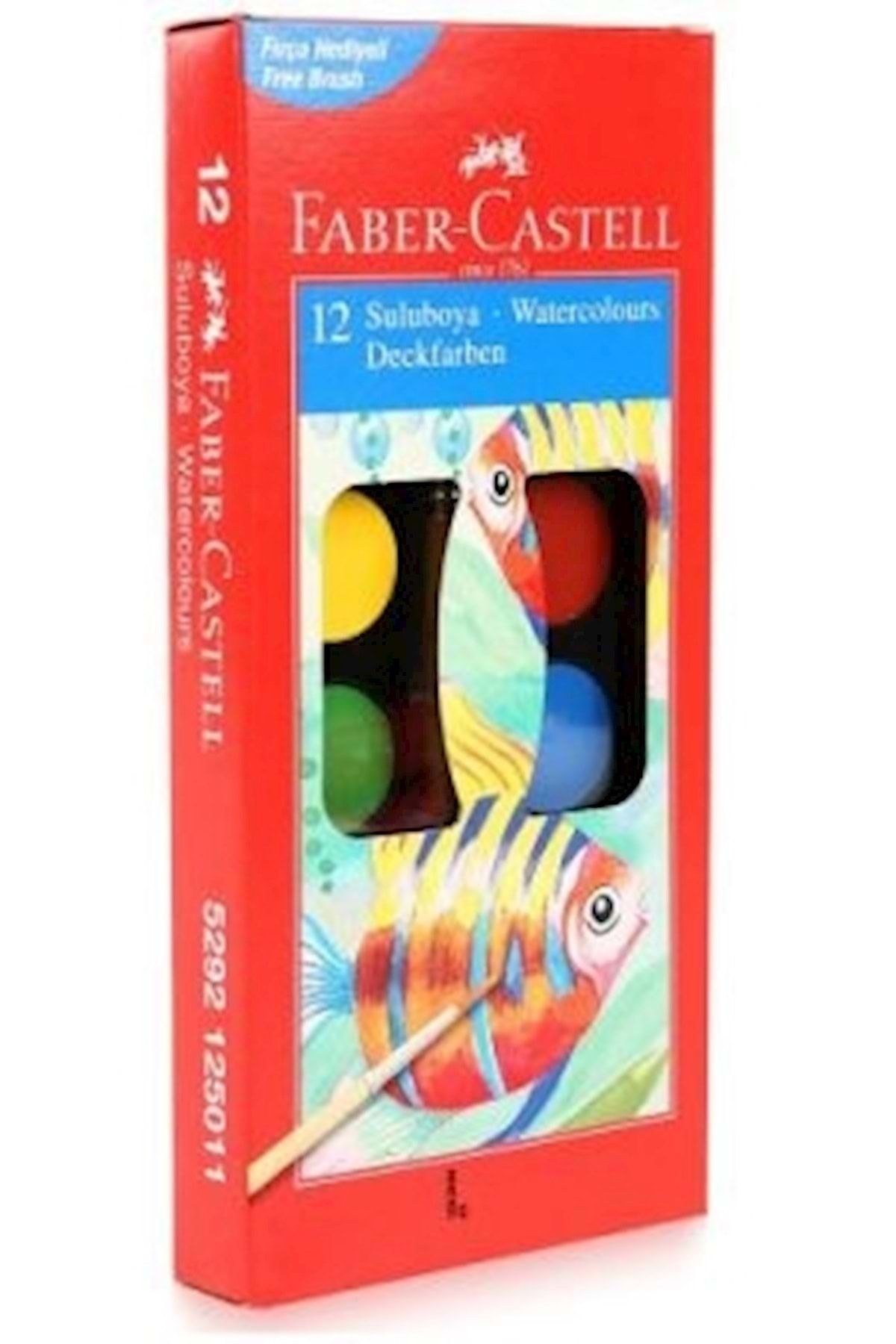 Faber Castell 12 Li Sulu Boya Q24