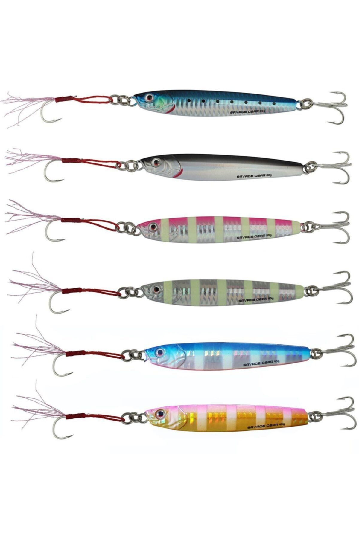 Genel Markalar 3d Slim Minnow 15 Gr Jig Suni Yem Glow Zebra