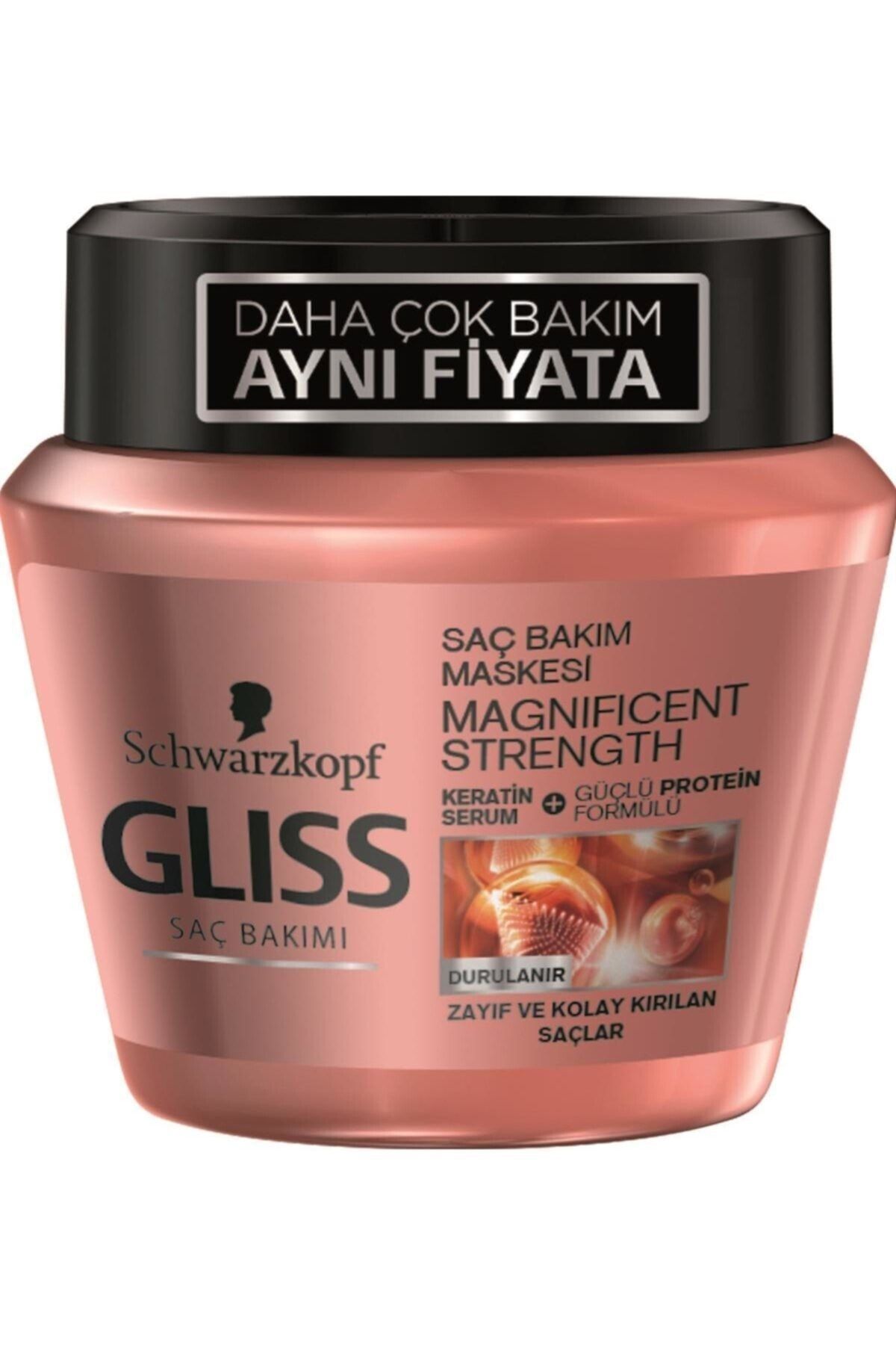 Gliss Magnificent Strength Saç Bakım Maske 300 Ml