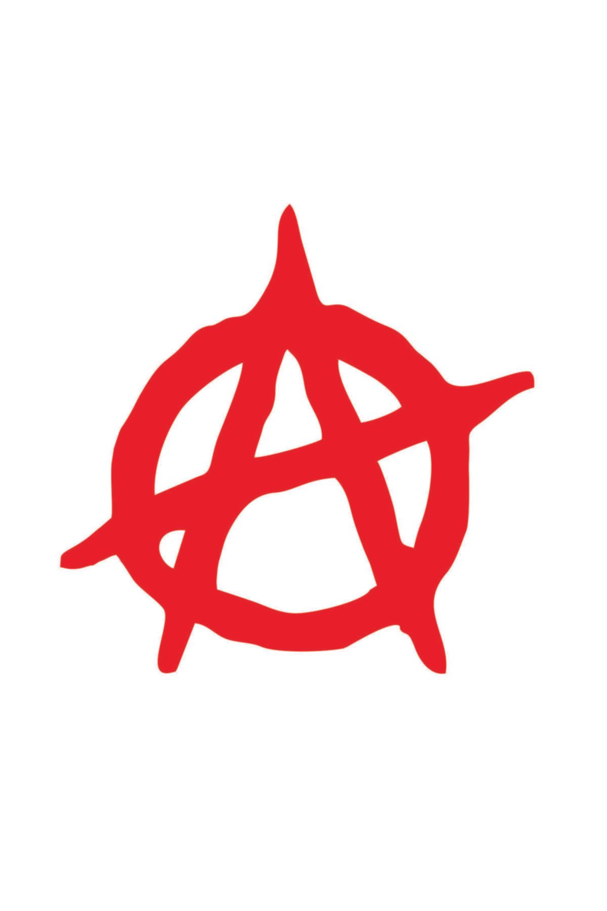Anarşi Logo Sticker 8x8 Cm 00215_0