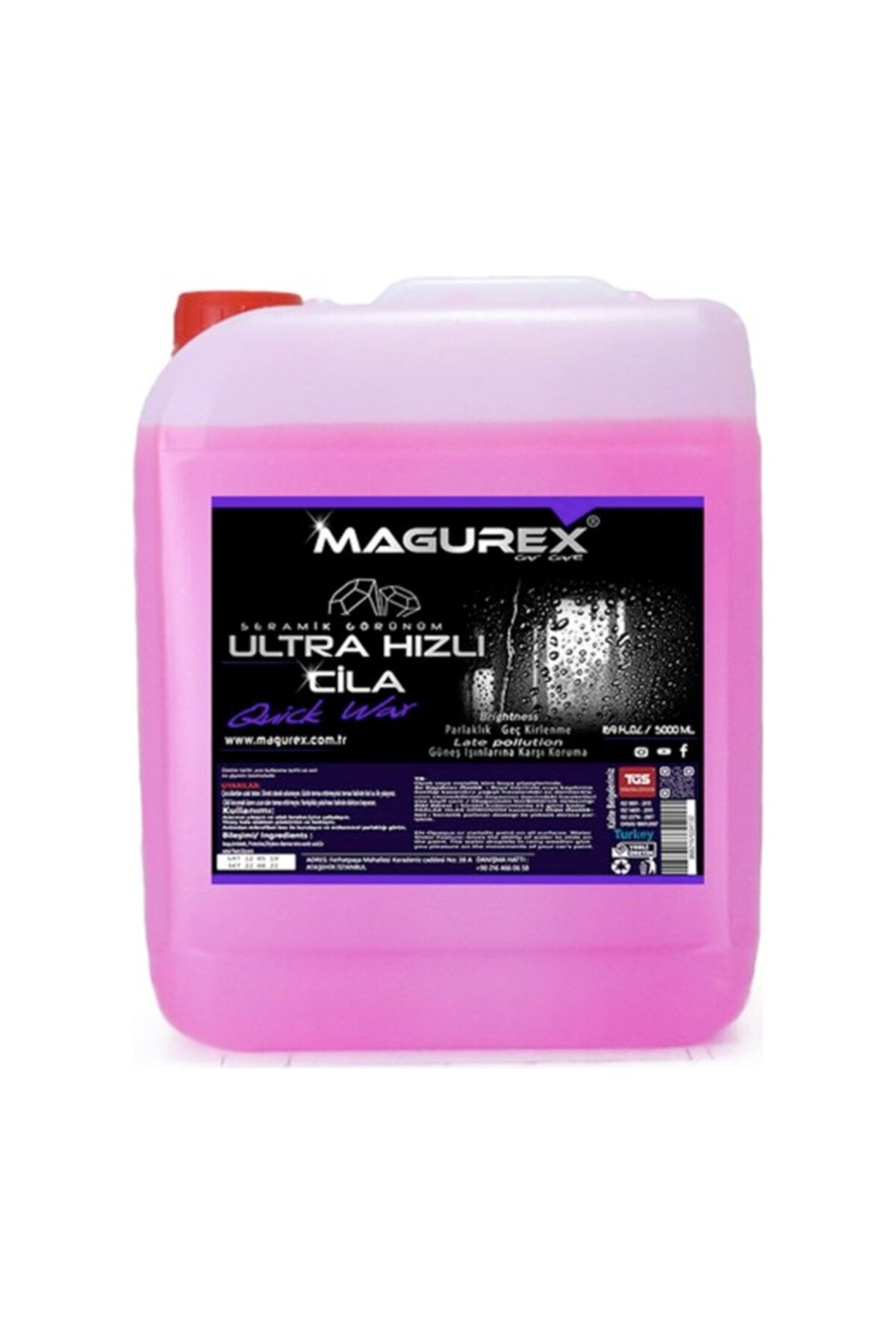 magurex Ultra Hızlı Cila - 5 Lt - Seramik Görünümlü