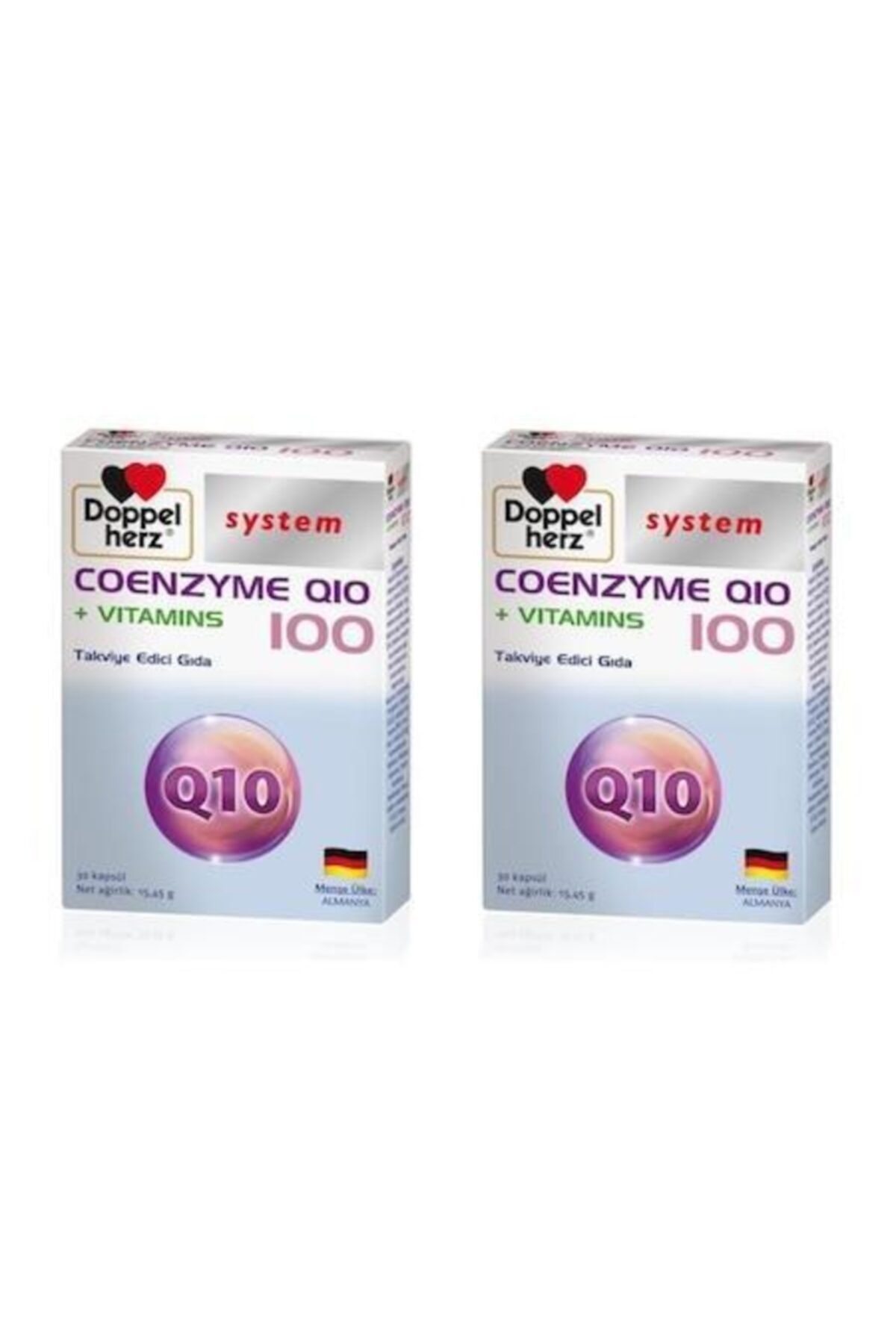 Doppelherz Coenzyme Q10 + Vitamins 100 30 Kapsül*2 Adet Skt:06.2022