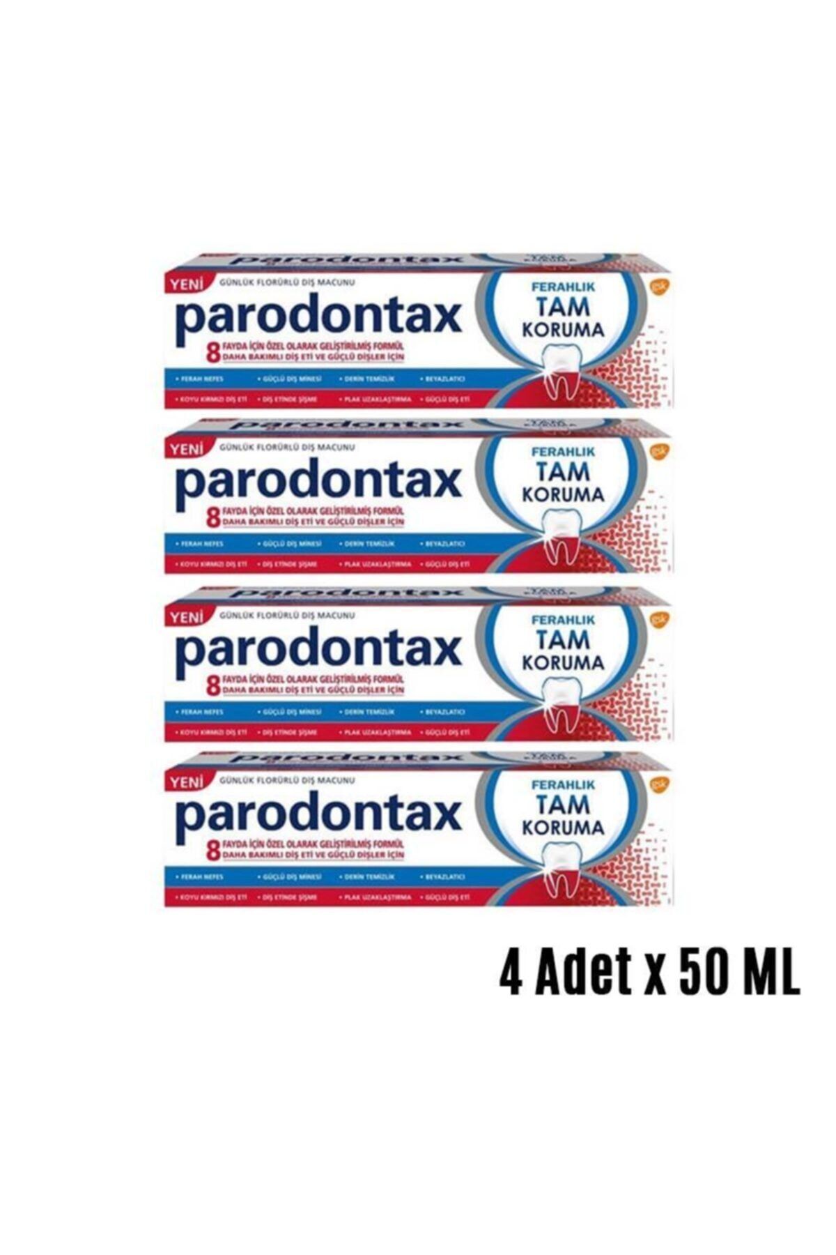 Parodontax Ferahlık Tam Koruma 50ml (80gr.) X 4adet