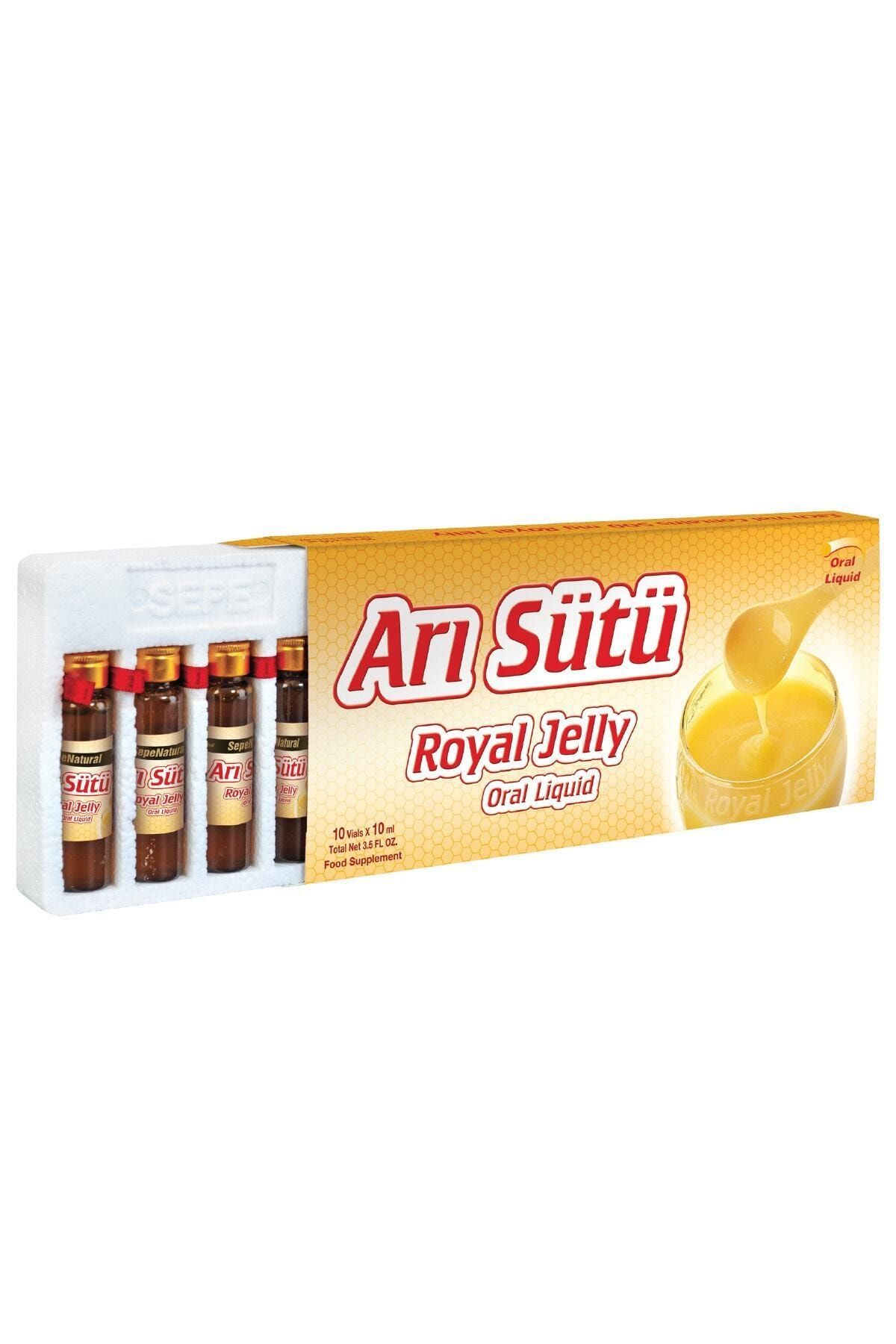 Sepe Natural Arı Sütü 500 Mg X 10 Ampul Royal Jelly Likit Içecek