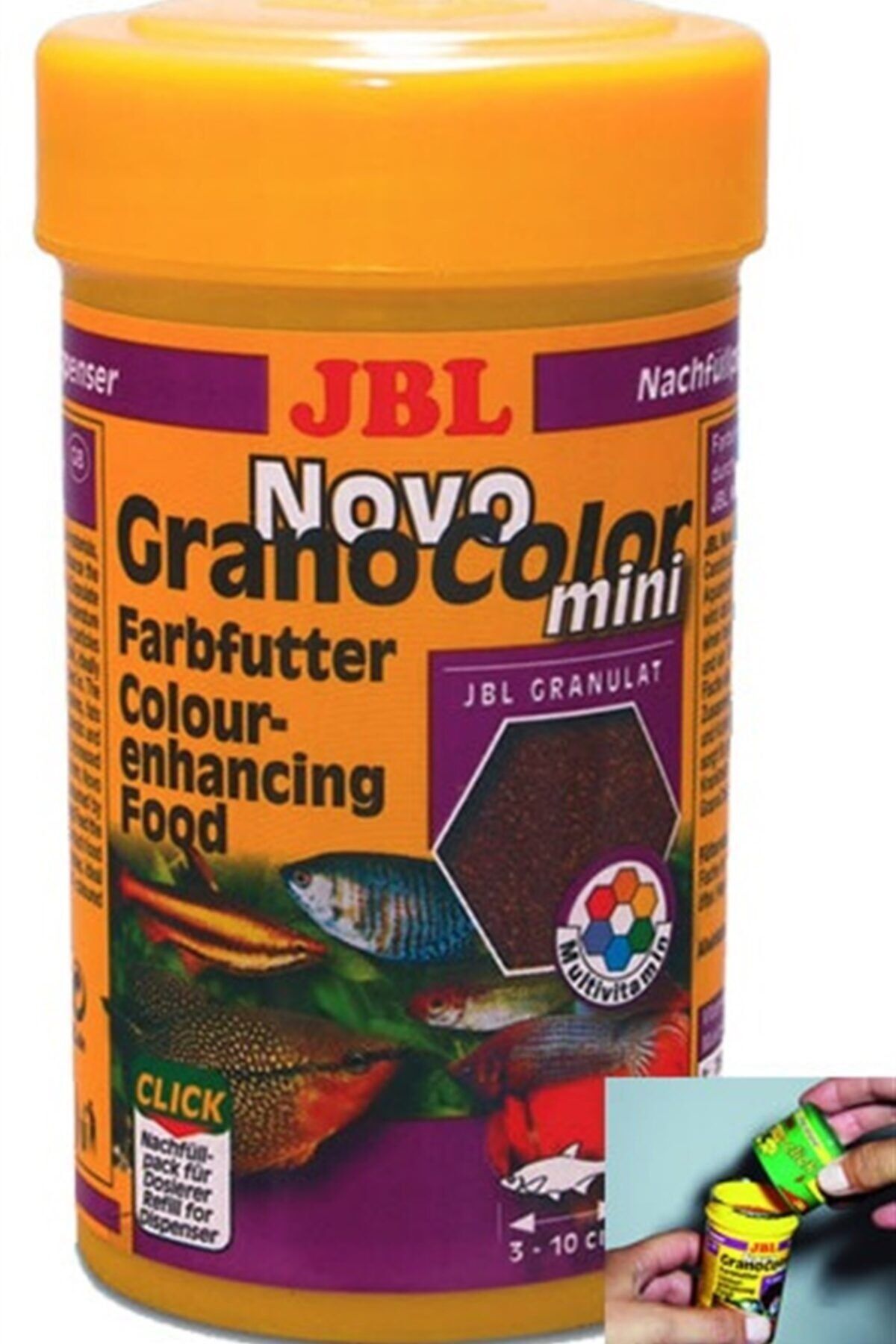 JBL Novogranocolor Mını 100 Ml 43 G. Granül Yem