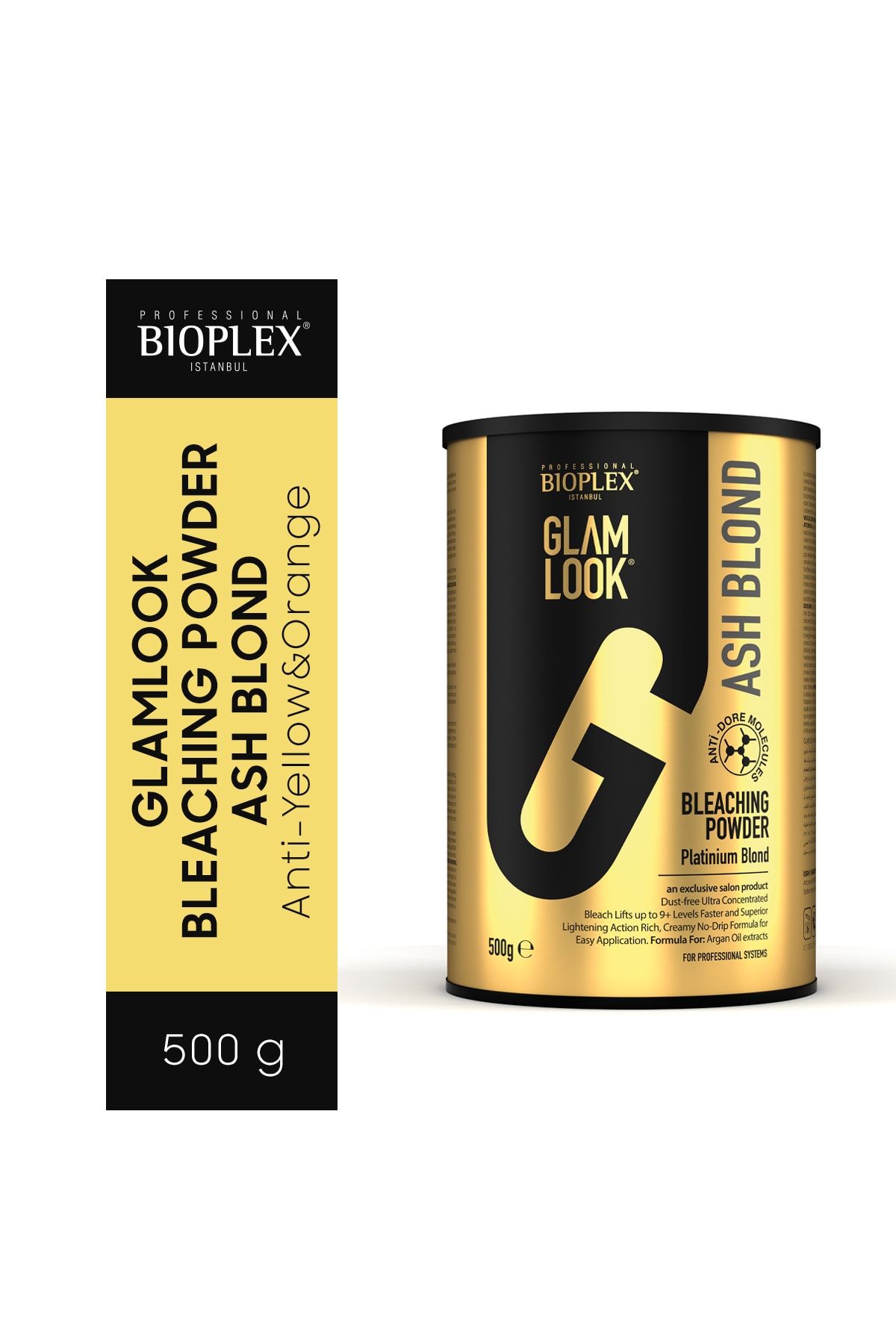 bioplex professional istanbul Ash Blond Toz Açıcı / Ash Bleaching Powder - Yükek Performanslı Saç Açıcı Oriel 9 Ton 500 gr