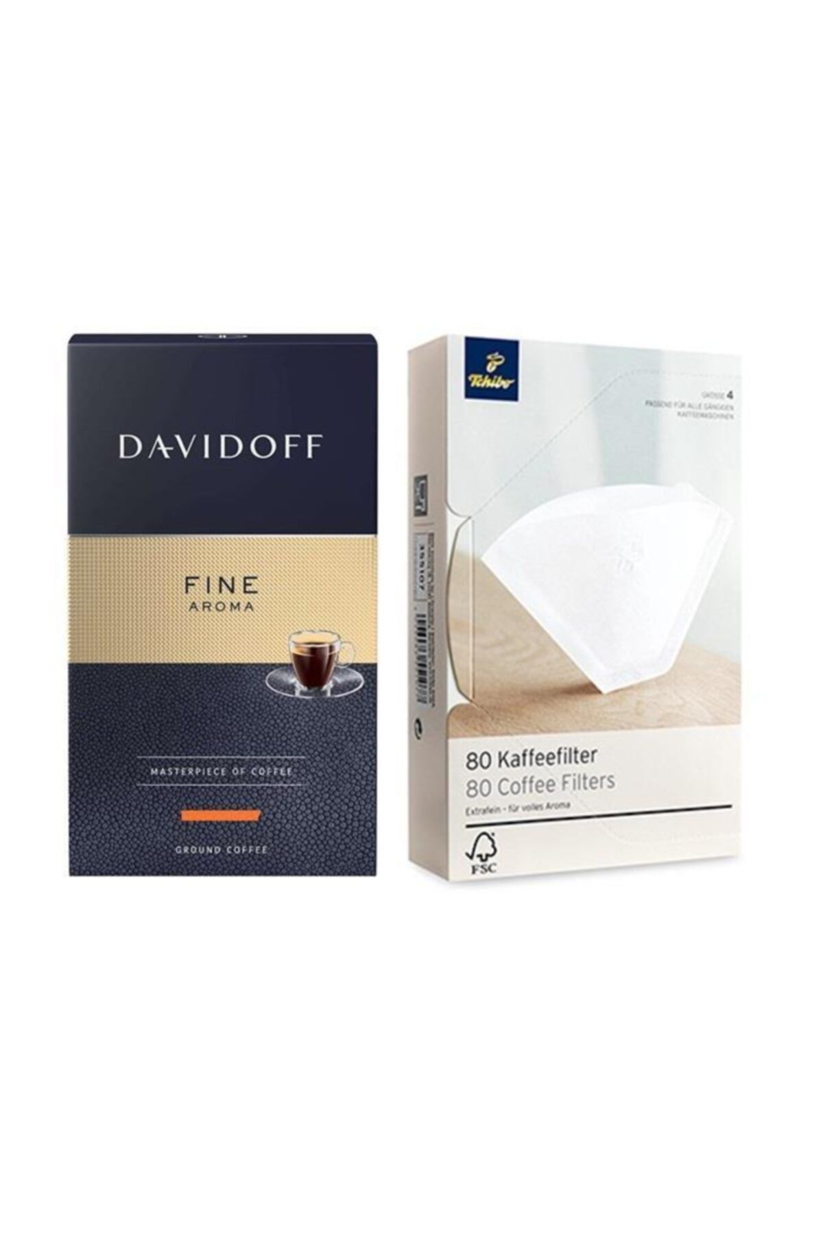 Davidoff Fine Aroma Öğütülmüş Filtre Kahve 250g - 80 Adet Filtre Kahve Kağıdı