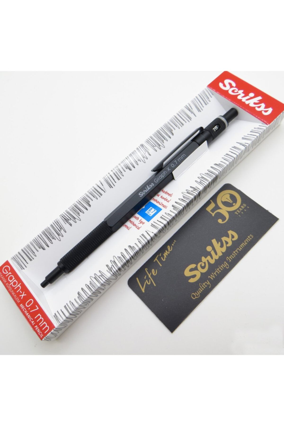 Scrikss Scrıkss Versatil Graph-x Metal 0,7 Mat Siyah