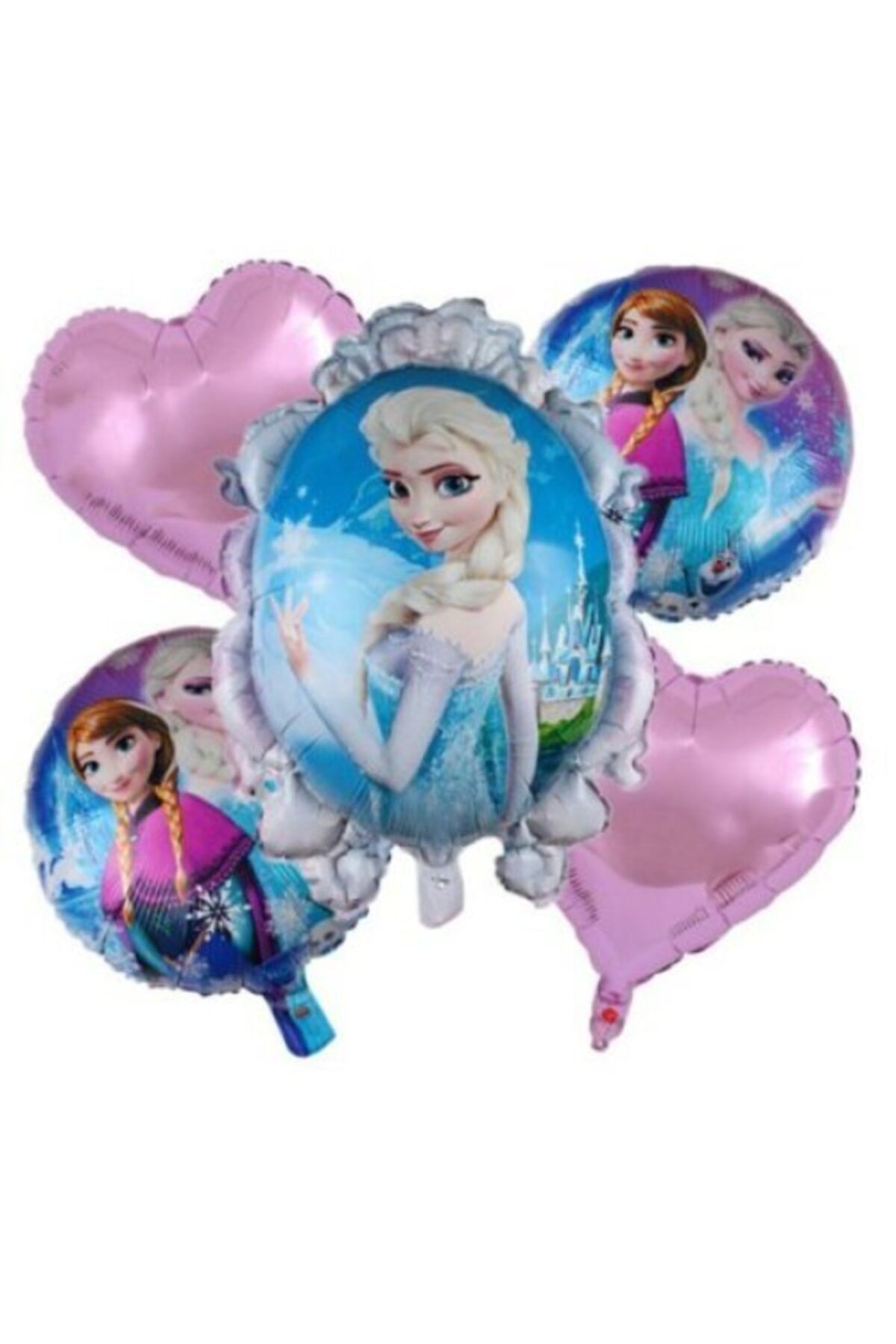 Frozen Elsa Anna Karlar Ülkesi 5'li Folyo Balon Set