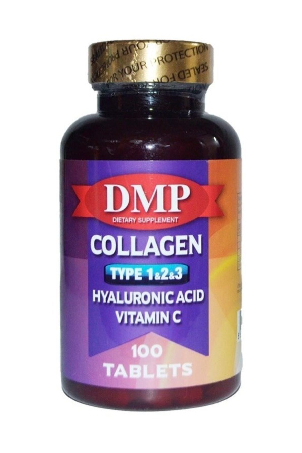 DMP Collagen (kolajen) Tip 1-2-3 Hyaluronic Acid Vitamin C 100 Tablet