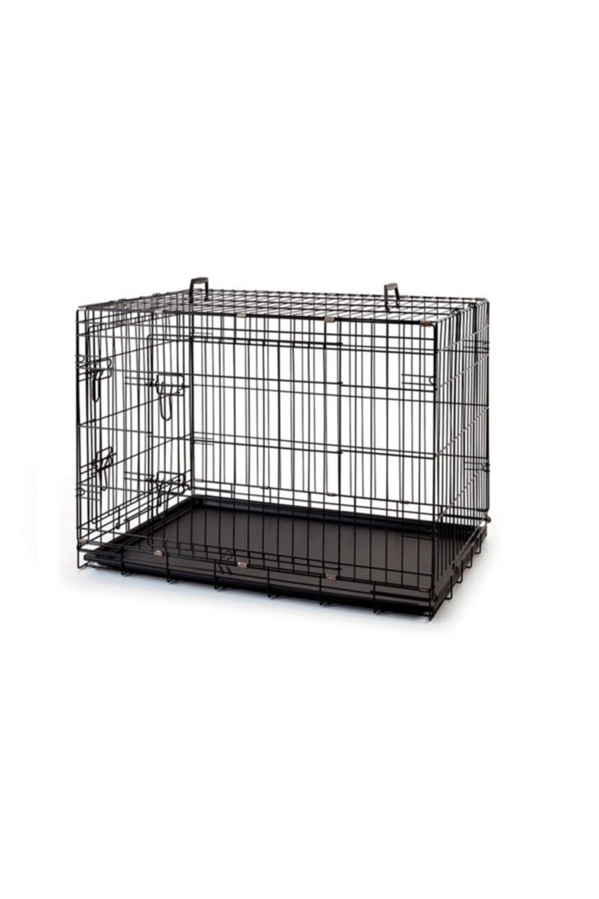 Best Cageiki Kapılı Katlanabilir Metal Köpek Kafesi 76x48x57 Cm