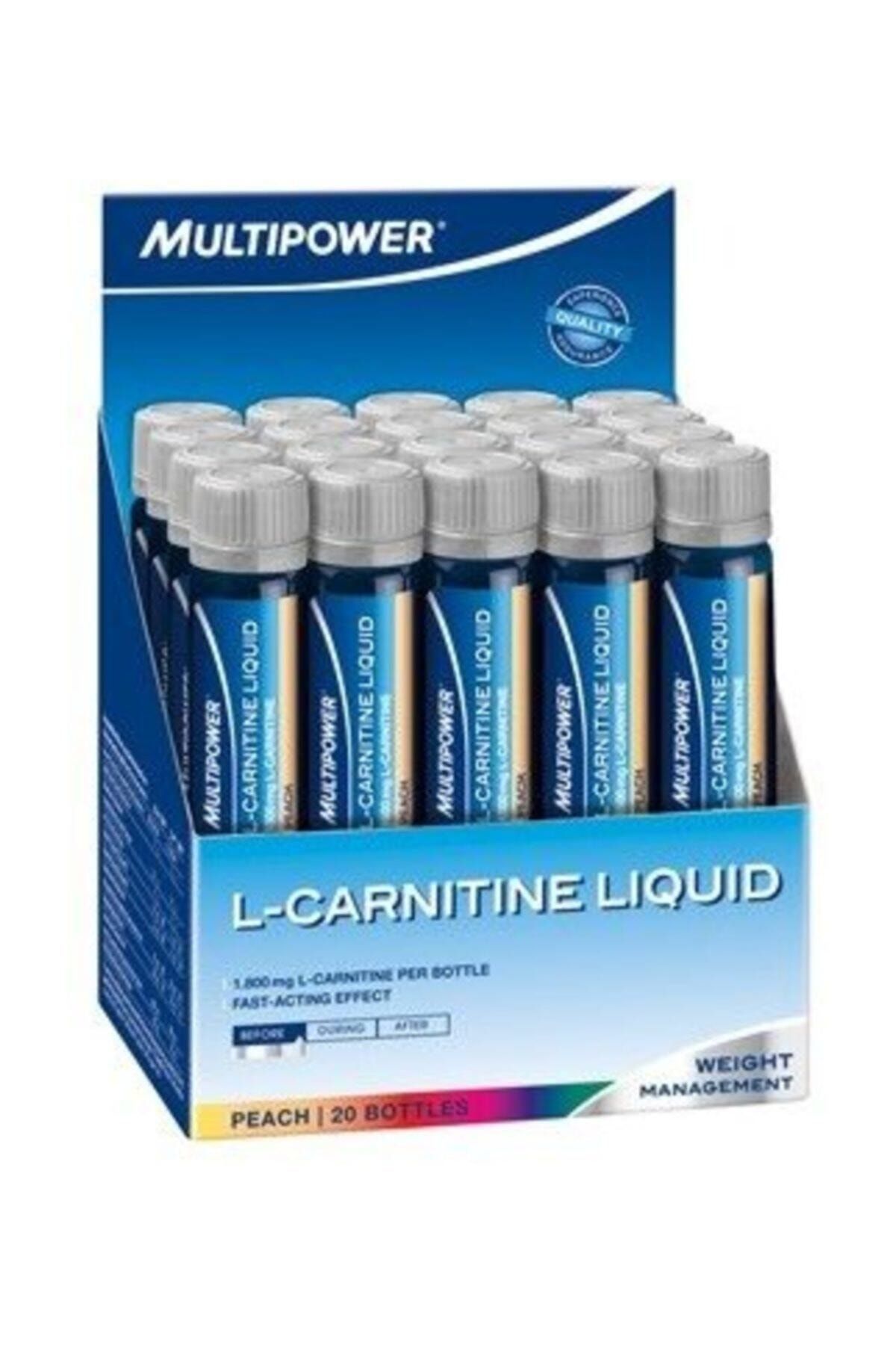 Multipower L-carnitine Liquid Forte 1800mg 20 Shot - Şeftali