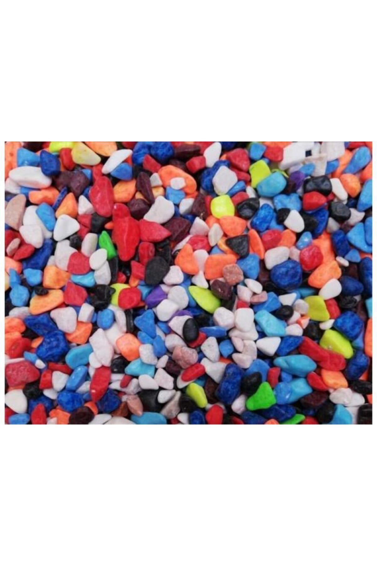 Genel Markalar Akvaryum – Fanus – Teraryum Karışık Renkli Dekor Taşları 8-10 Mm 1 Kg