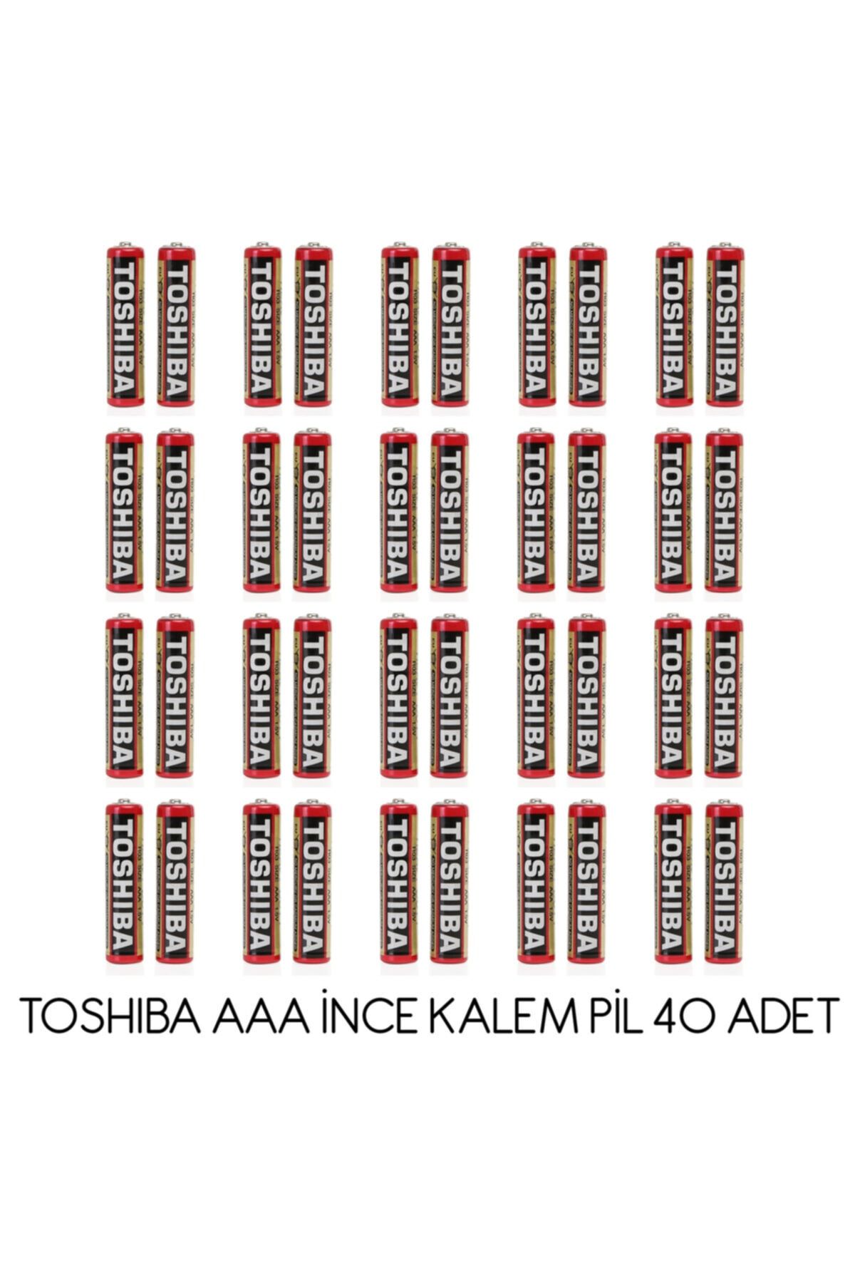 Toshiba Aaa R03kg Ince Pil Kumanda Pili 40lı Paket