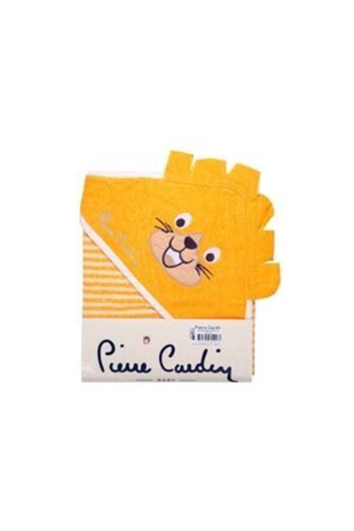 Pierre Cardin Sarı Aslan Pierre Cardin Kundak Banyo Havlusu 75x75 cm
