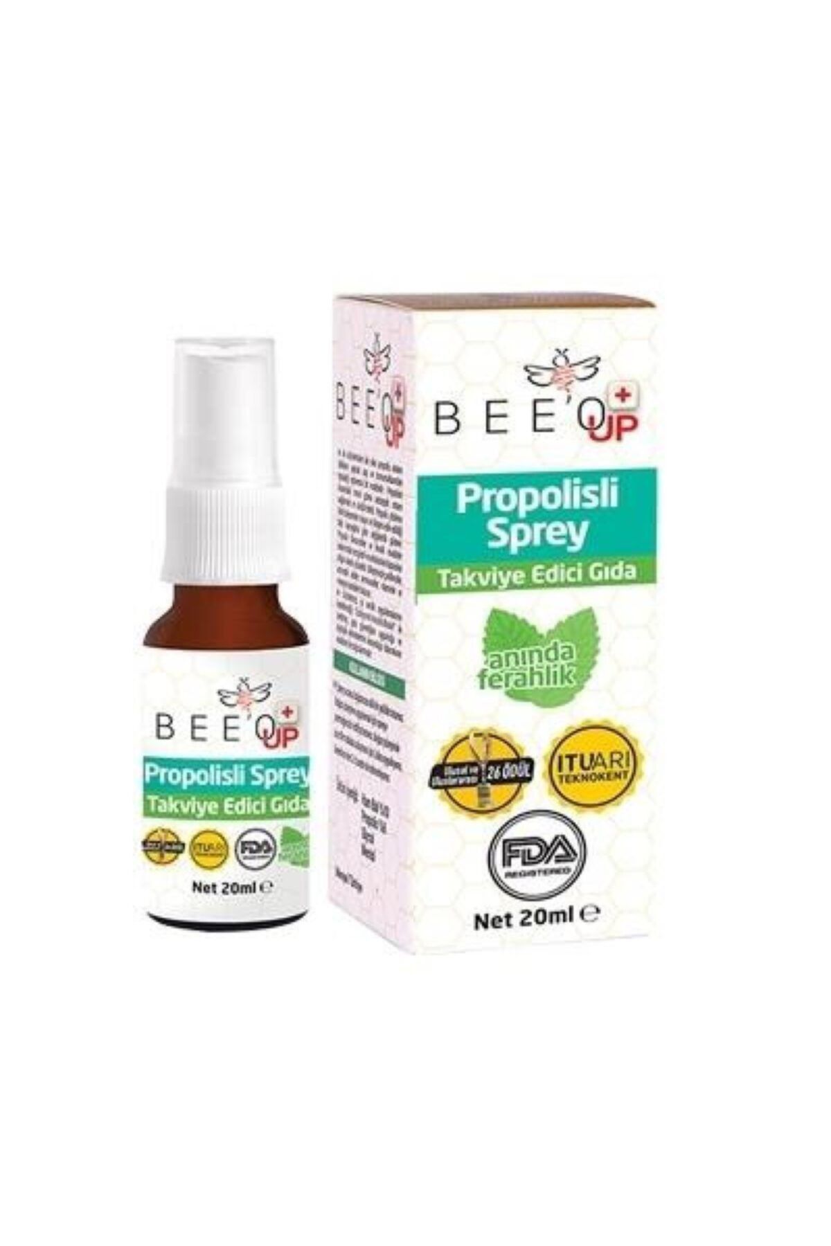 Beeo Up Propolisli Ballı Boğaz Sprey 20 Ml Skt:03/23